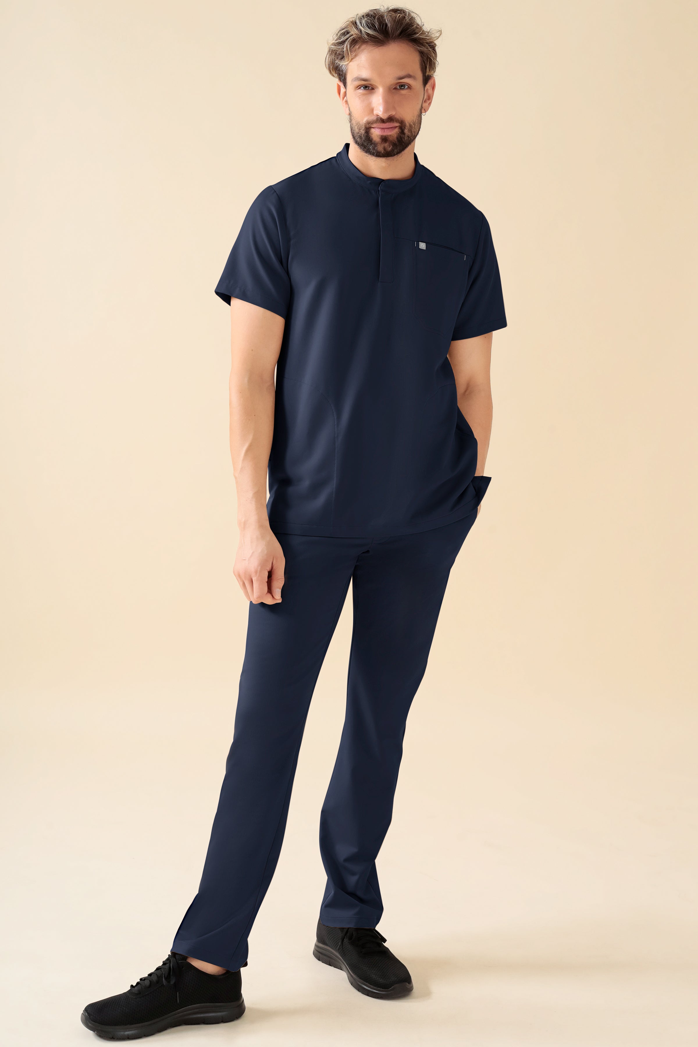 KAERE broek heren - zonder beenzak navy