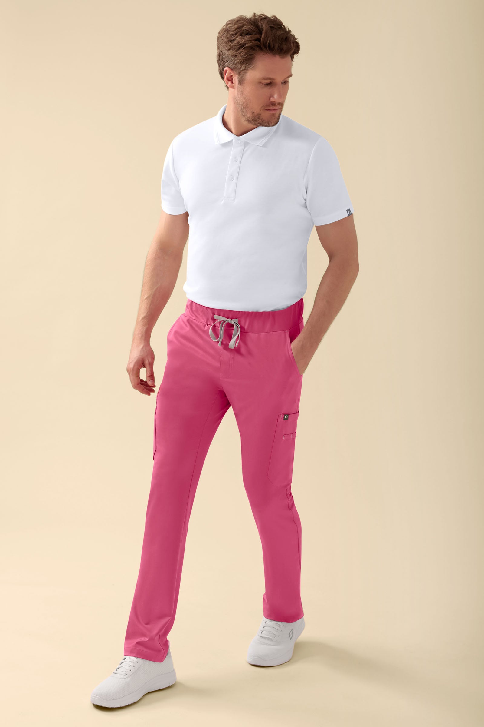 KAERE broek heren - met beenzak oud rose