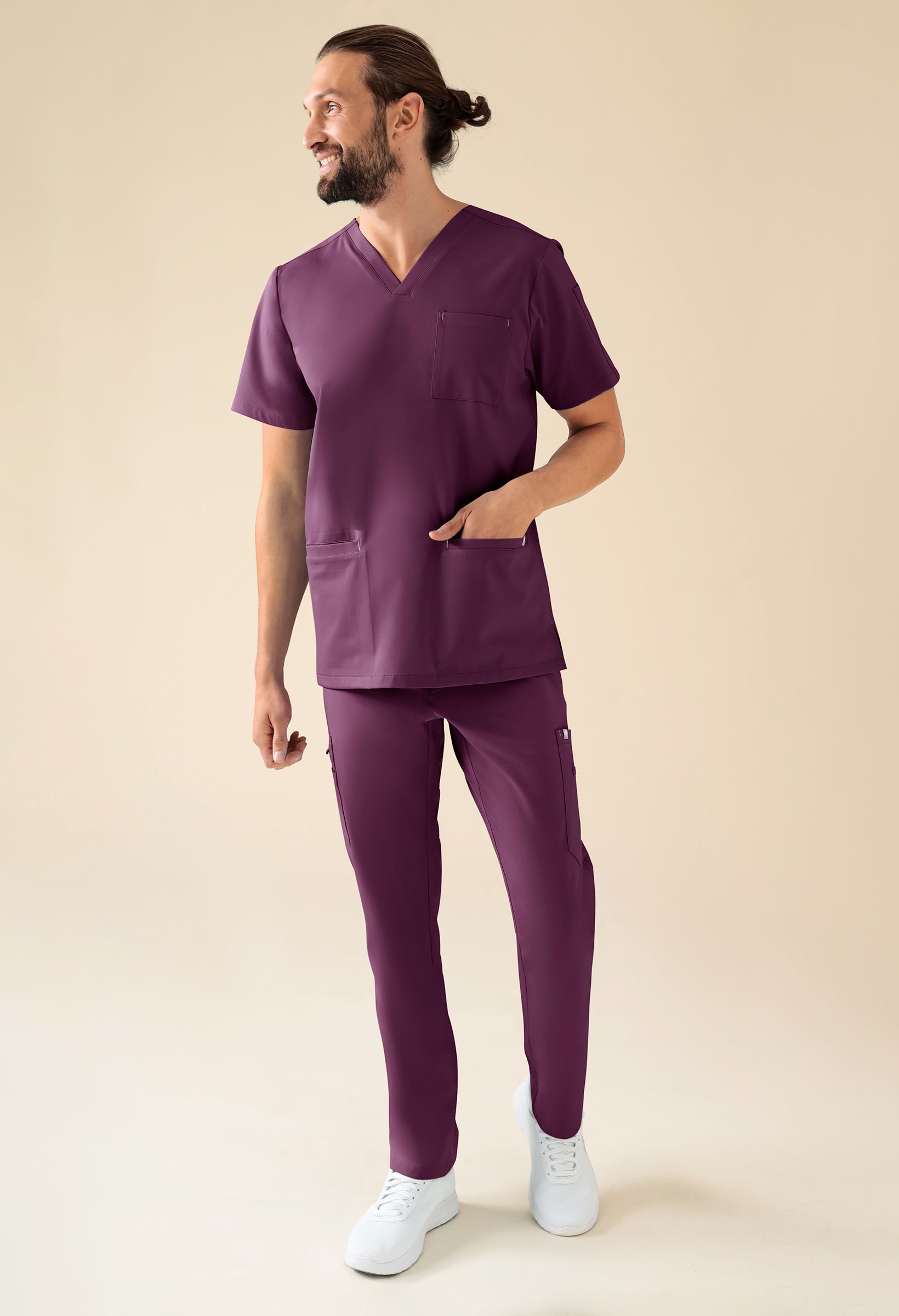 KAERE broek heren - met beenzak pruimen