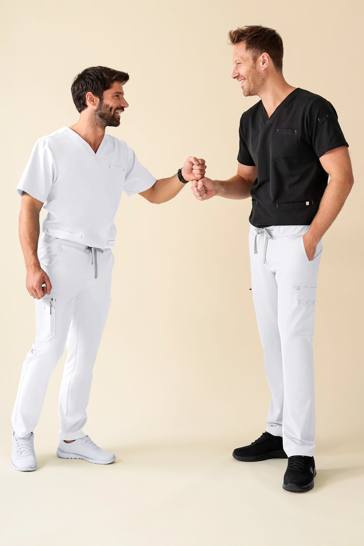 KAERE broek heren - korte maat met beenzak wit