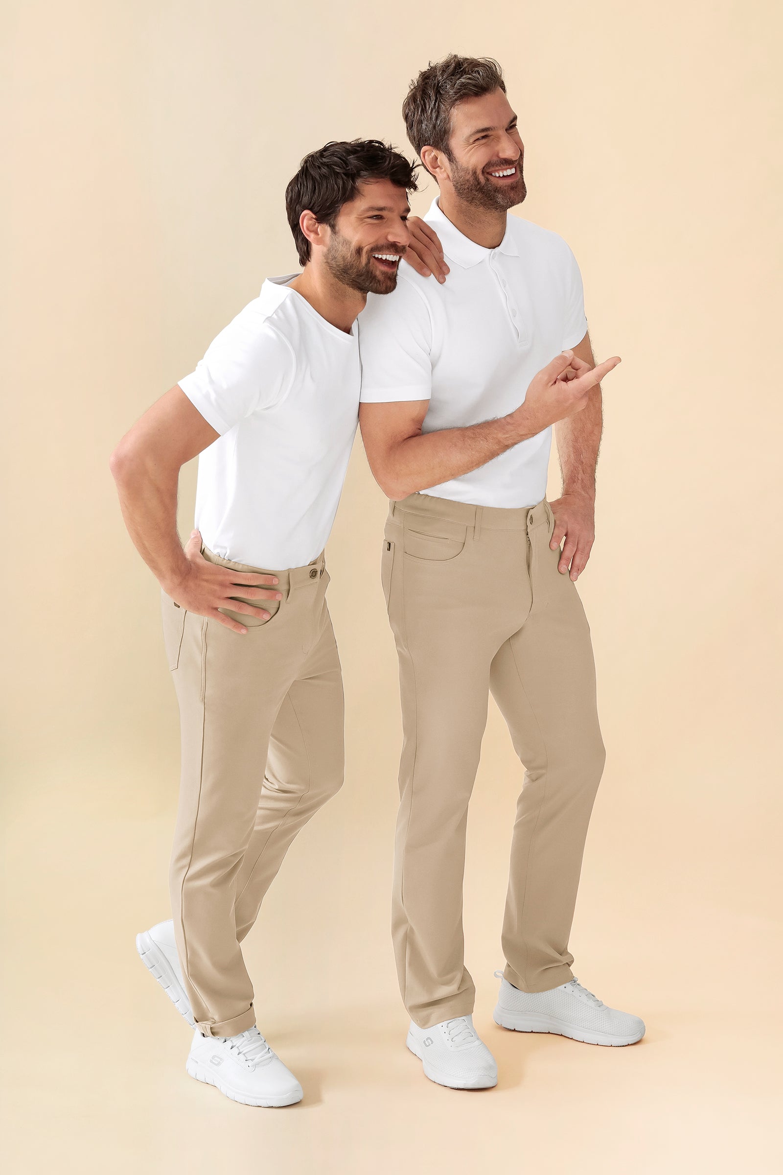 KAERE herenbroek - 5-pocket zand