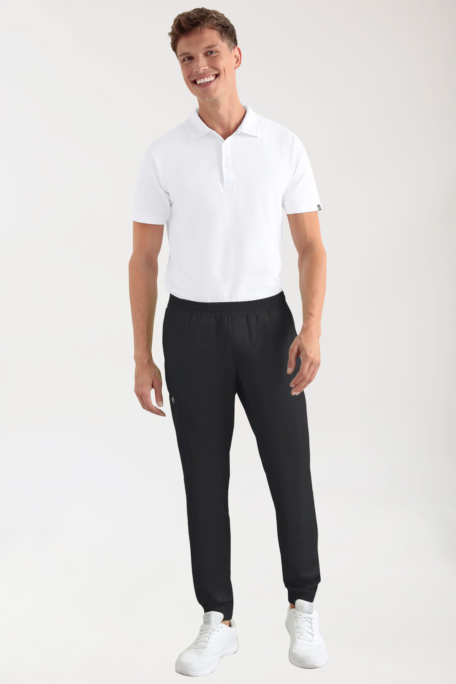 CORE cargo broek heren- joggingbroek style zwart