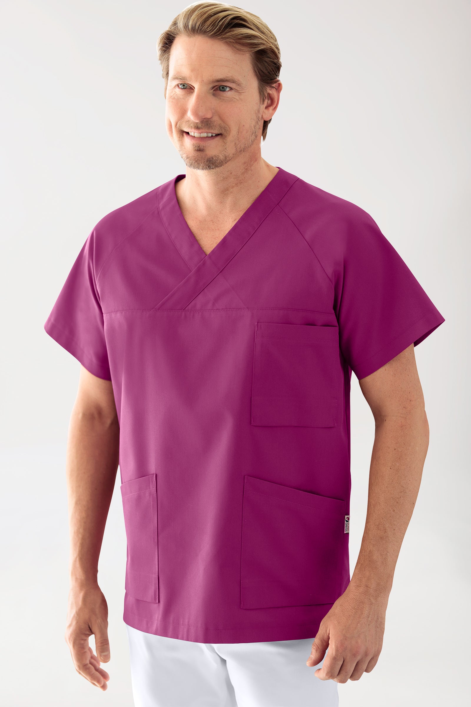 CORE oversteektuniek heren -3-pack- v-hals berry