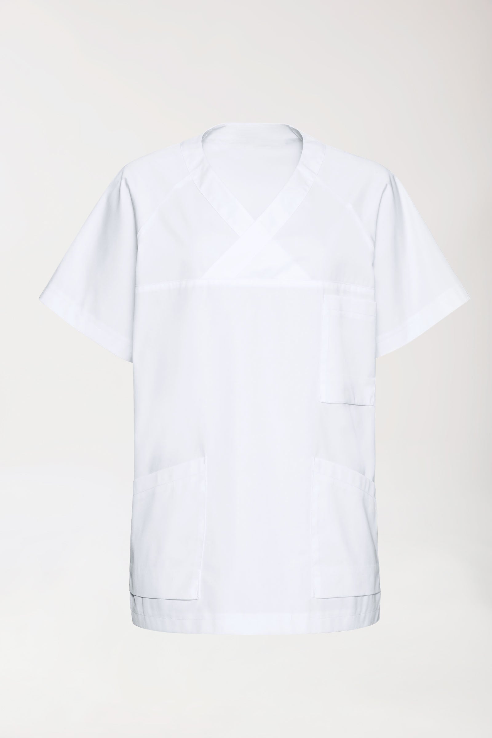 Herentuniek - V-hals wit