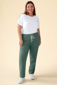 KAERE broek dames - zonder beenzak donkergroen