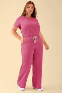 KAERE broek dames - wijd been oud rose
