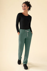 KAERE broek dames - zonder beenzak donkergroen