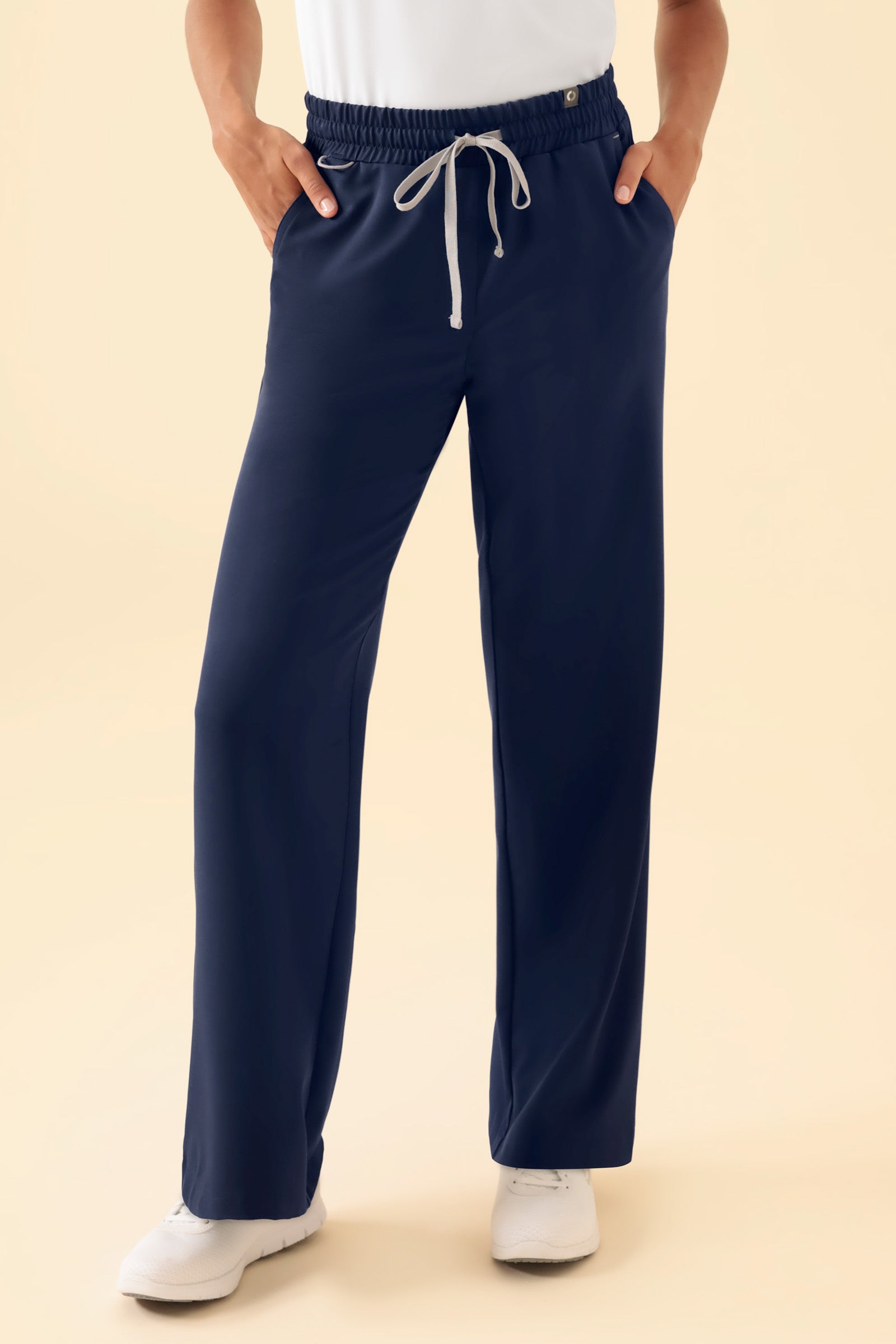 KAERE broek dames - wijd been navy