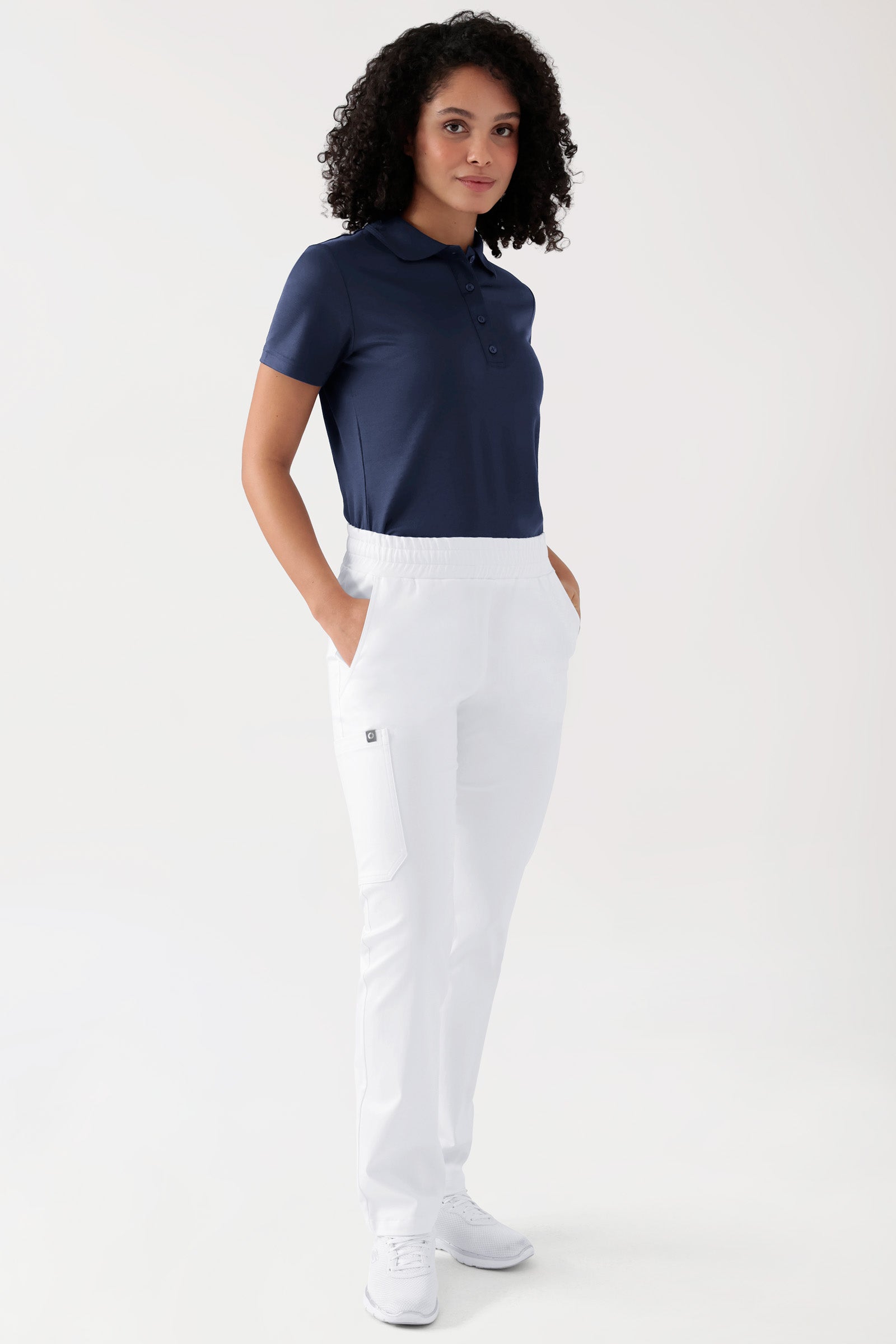 COMFY FLEX Stretch broek Unisex - 1/1 Lengte wit