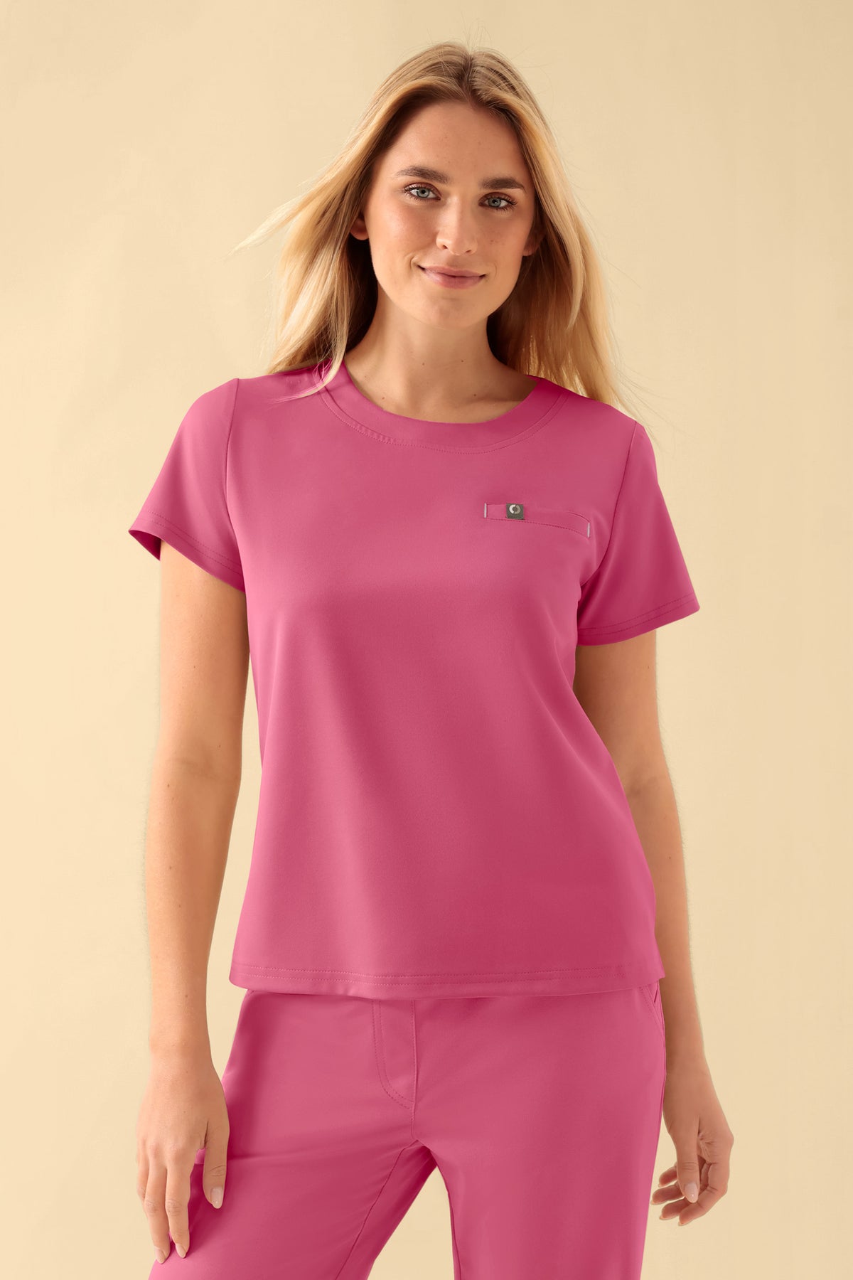 KAERE shirt dames - ronde hals oud rose