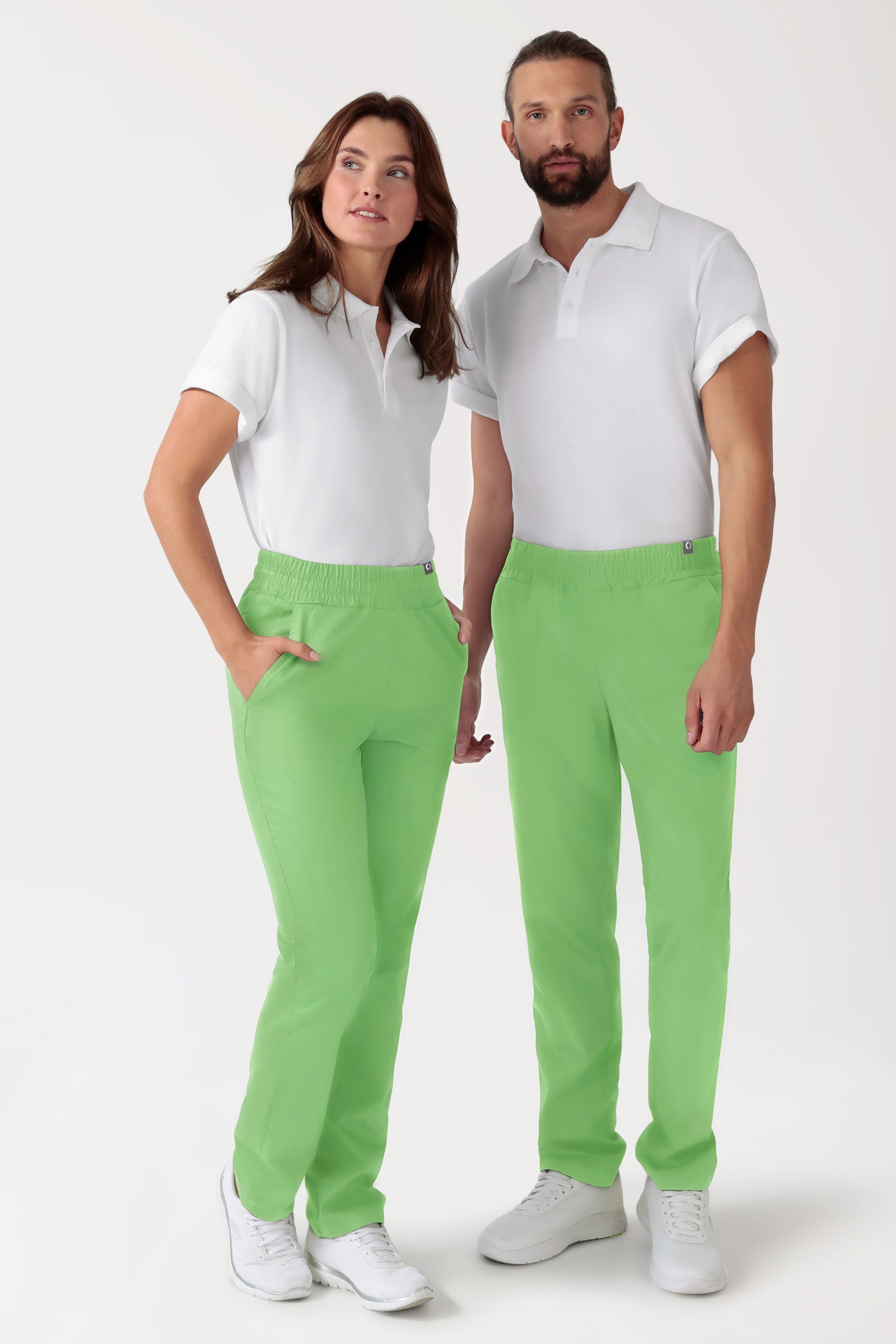 CORE broek uniseks - hoge boord appelgroen