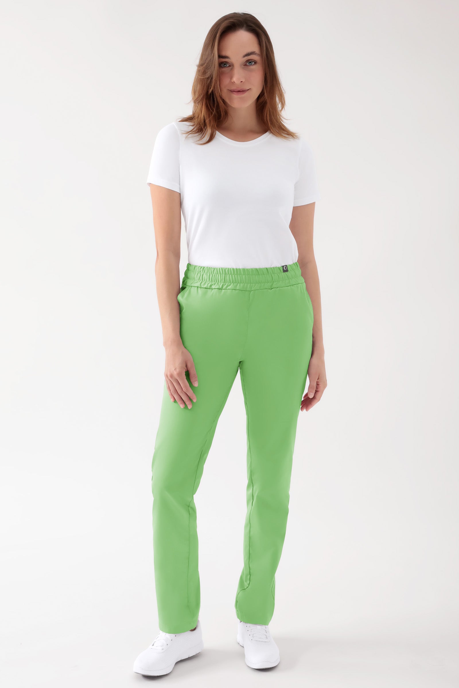 CORE broek uniseks - hoge boord appelgroen