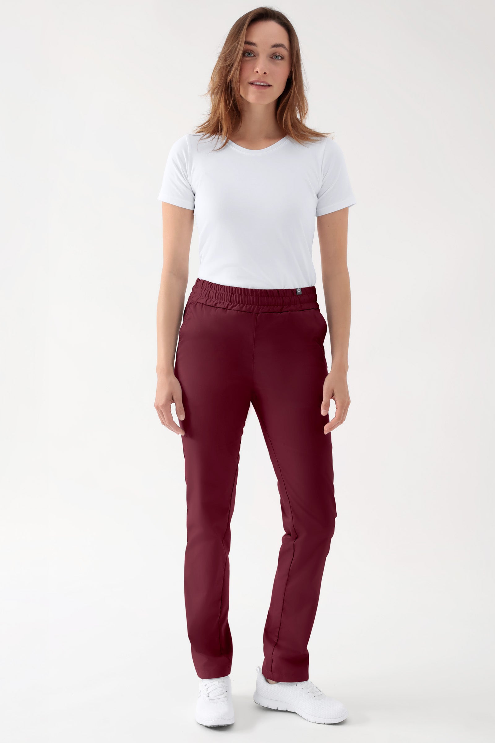 CORE broek uniseks - hoge boord bordeaux