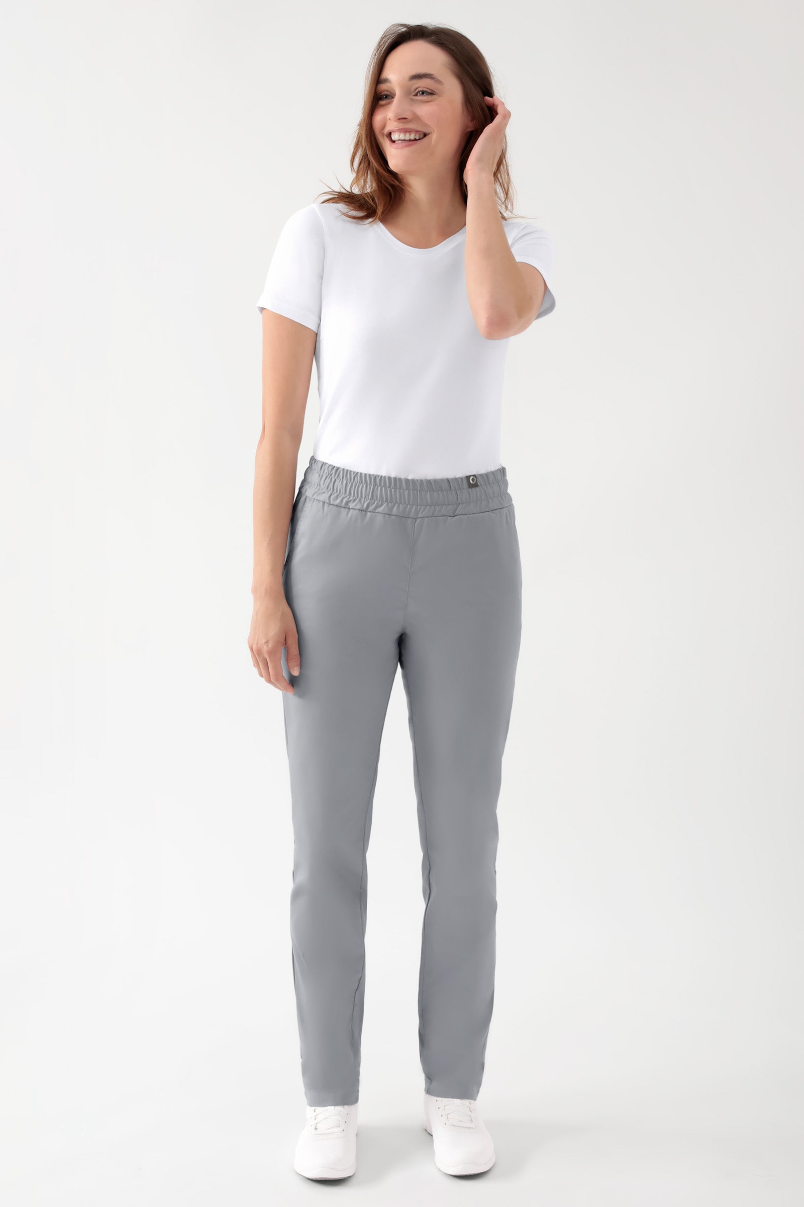 CORE broek uniseks - hoge boord grijs