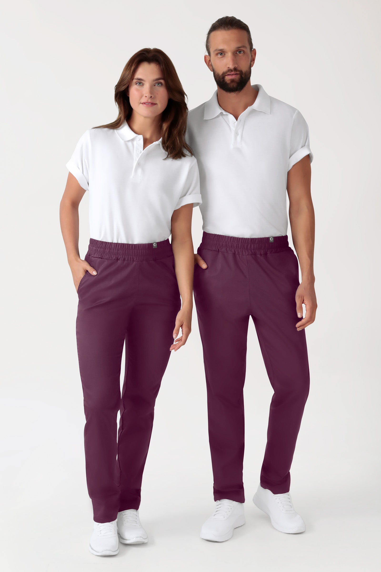 CORE broek uniseks - hoge boord pruimen