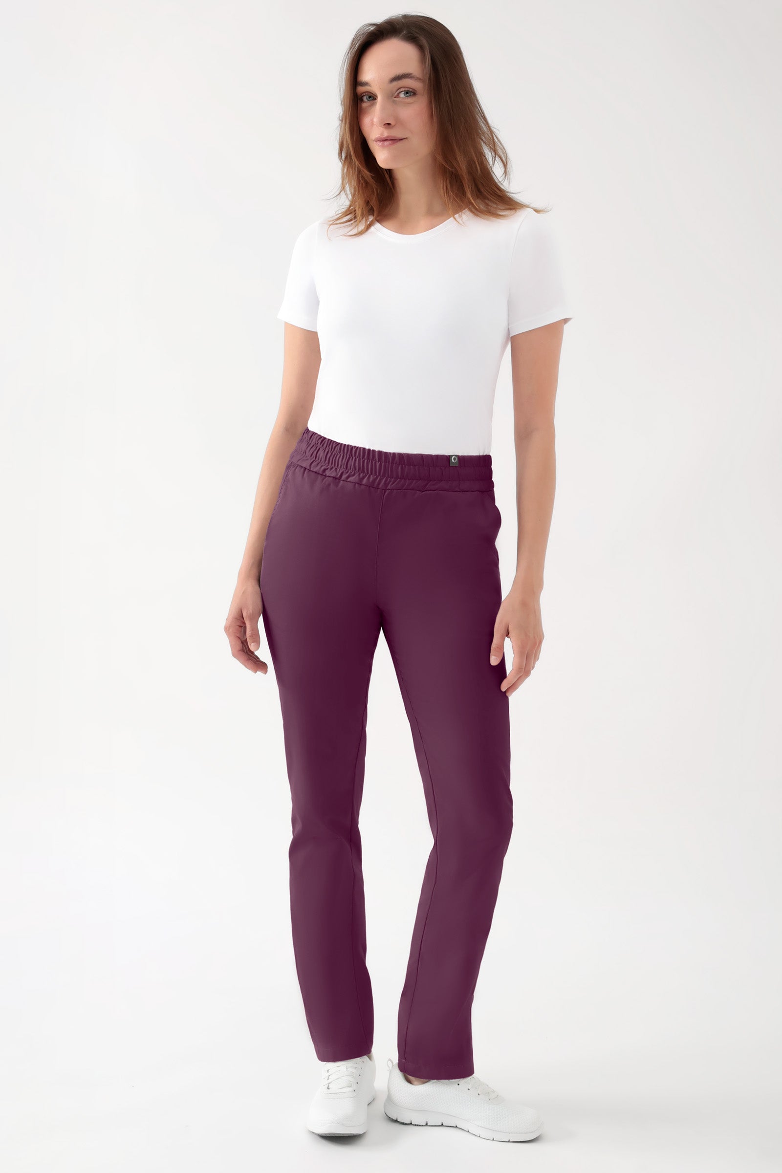 CORE broek uniseks - hoge boord pruimen