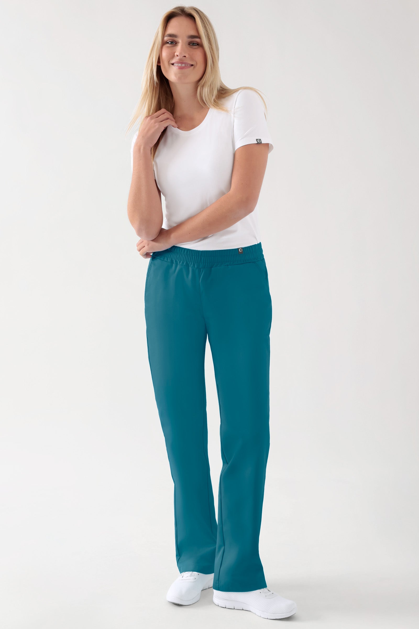 JUST STRONG Broek dames - elastische boordpetrol