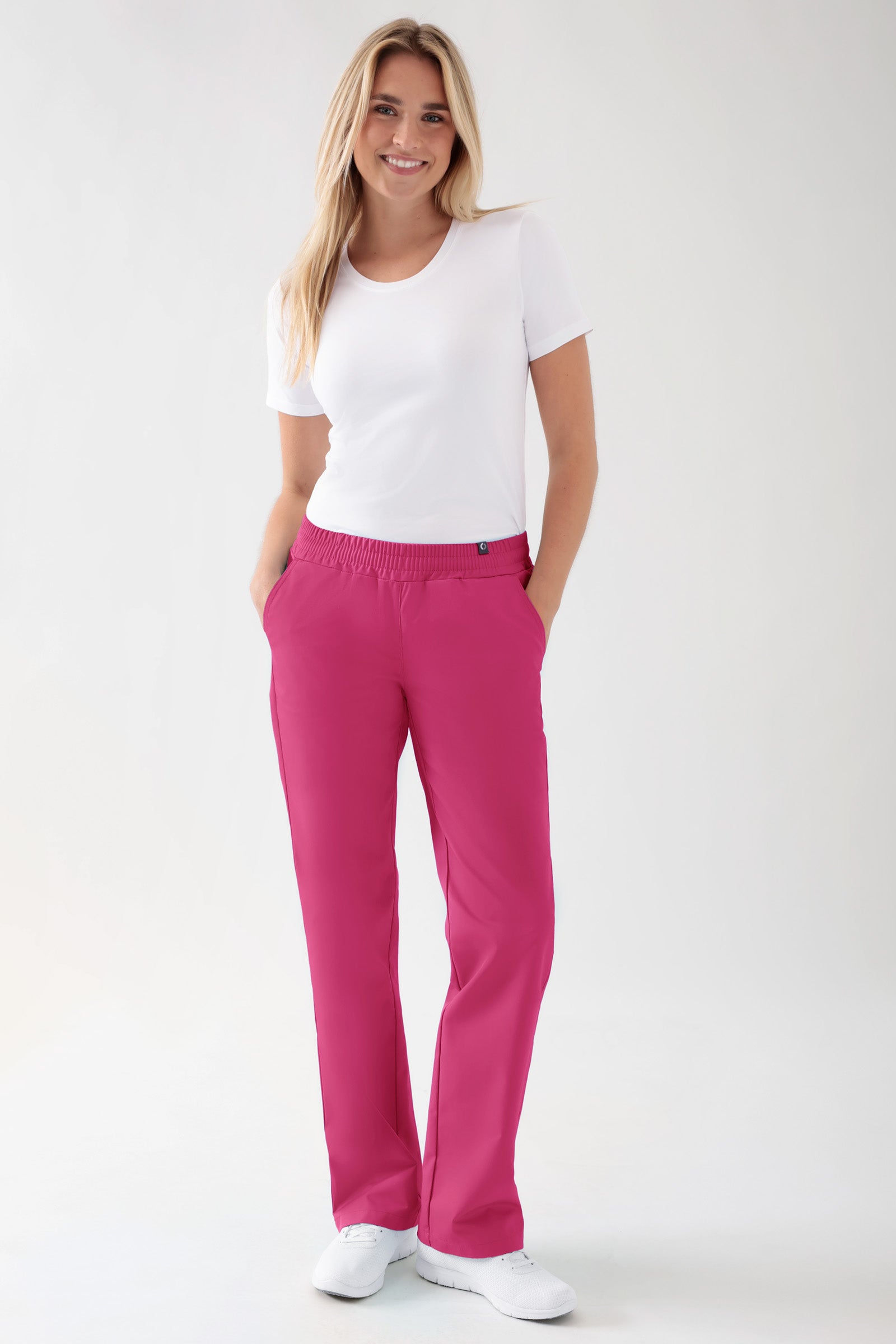 JUST STRONG Broek dames - elastische boordpink