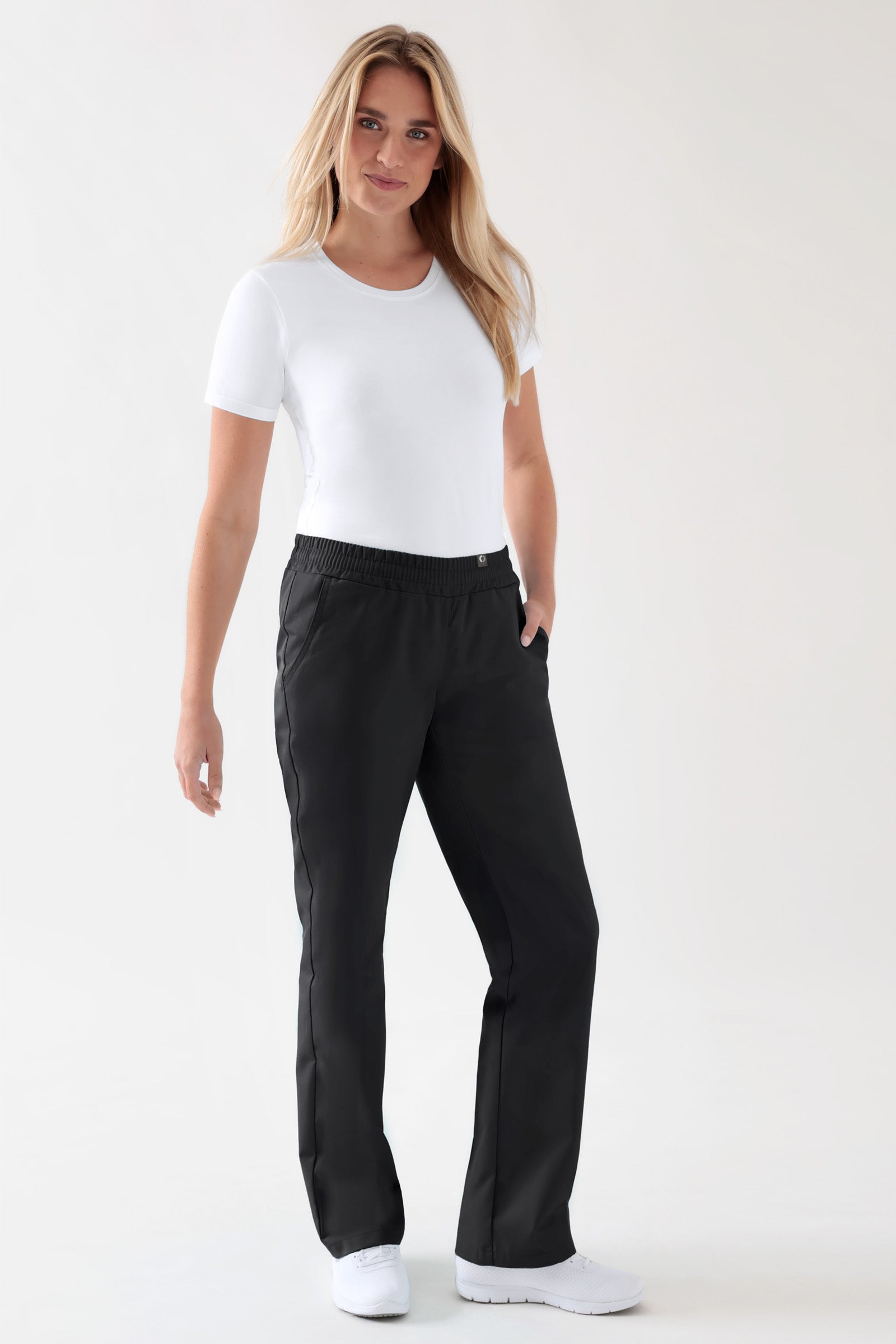JUST STRONG Broek dames - elastische boordzwart