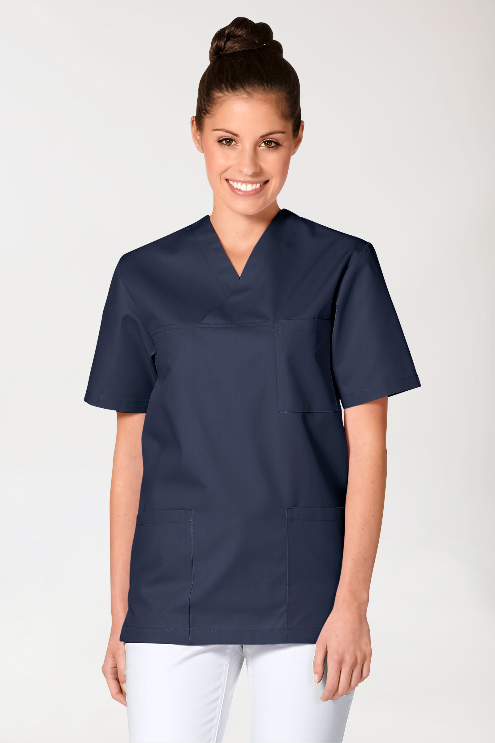 JUST STRONG oversteektuniek uniseks - V-hals navy