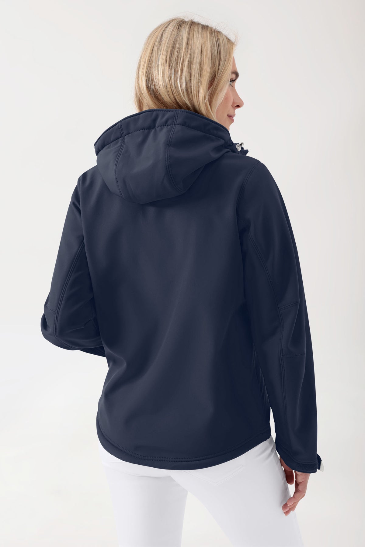 Softshell jassen unisex - met capuchon navy