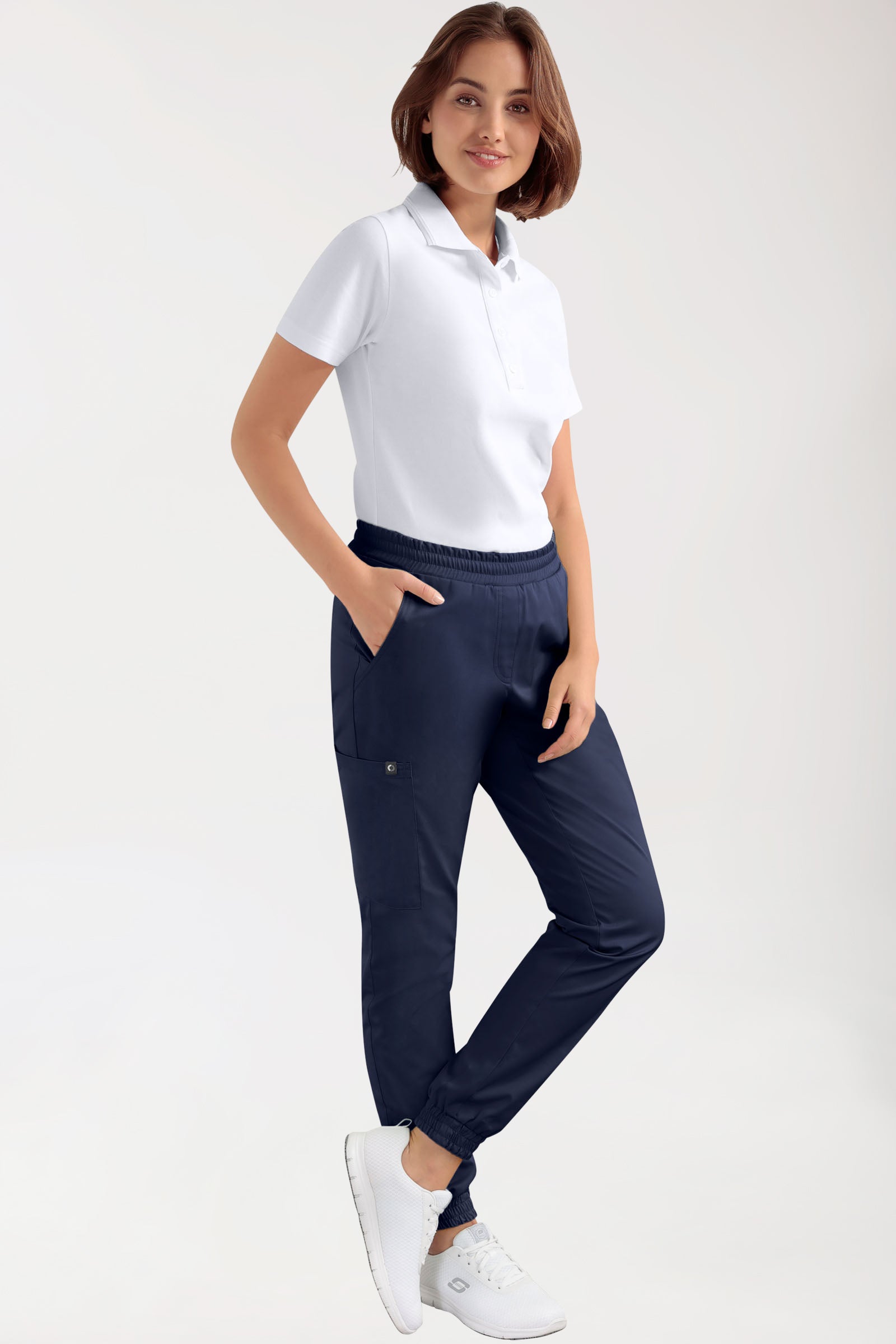 CORE cargo broek dames - joggingbroek style navy