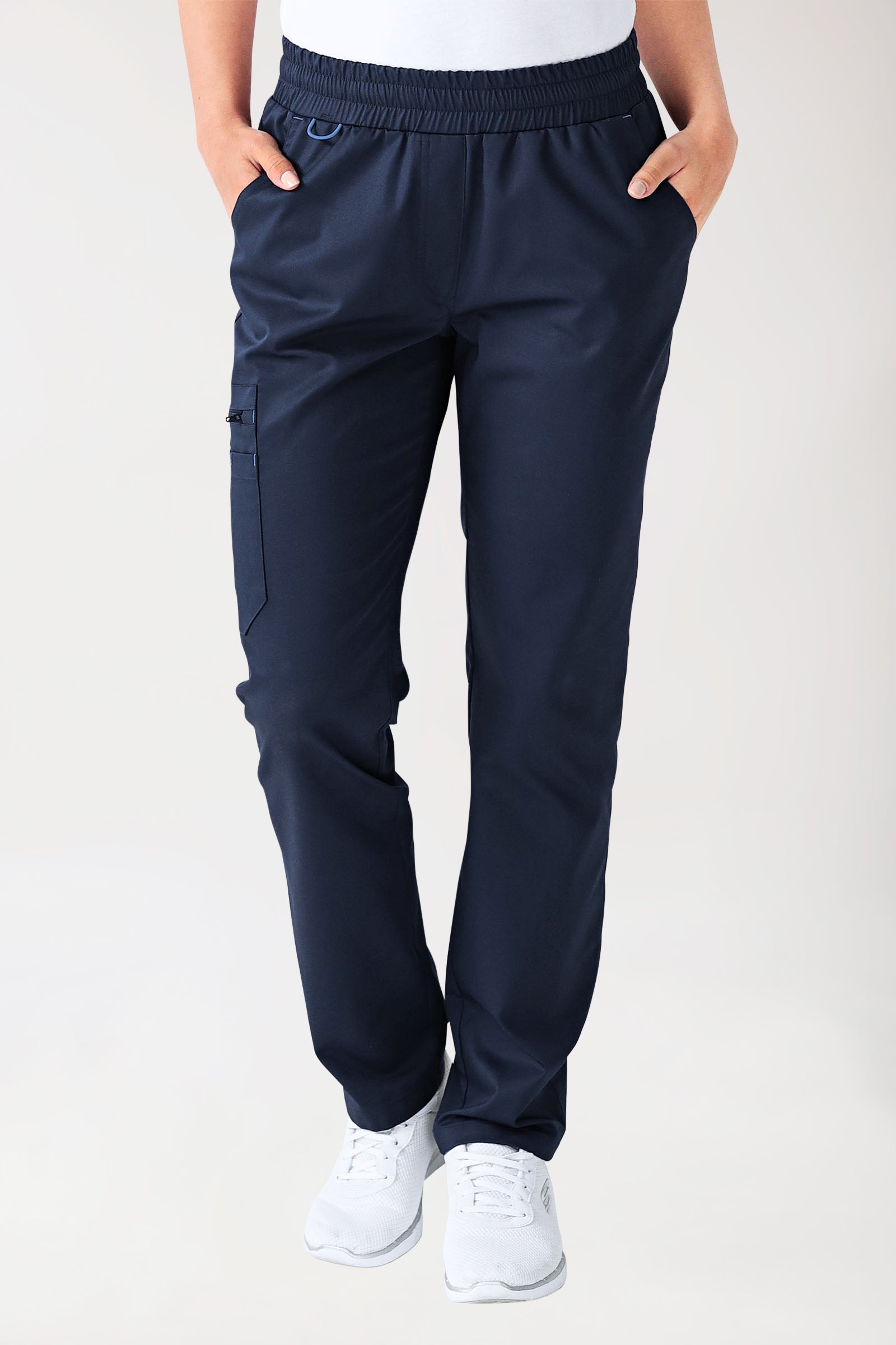 CLINIC STRETCH broek dames - navy/hemelsblauw