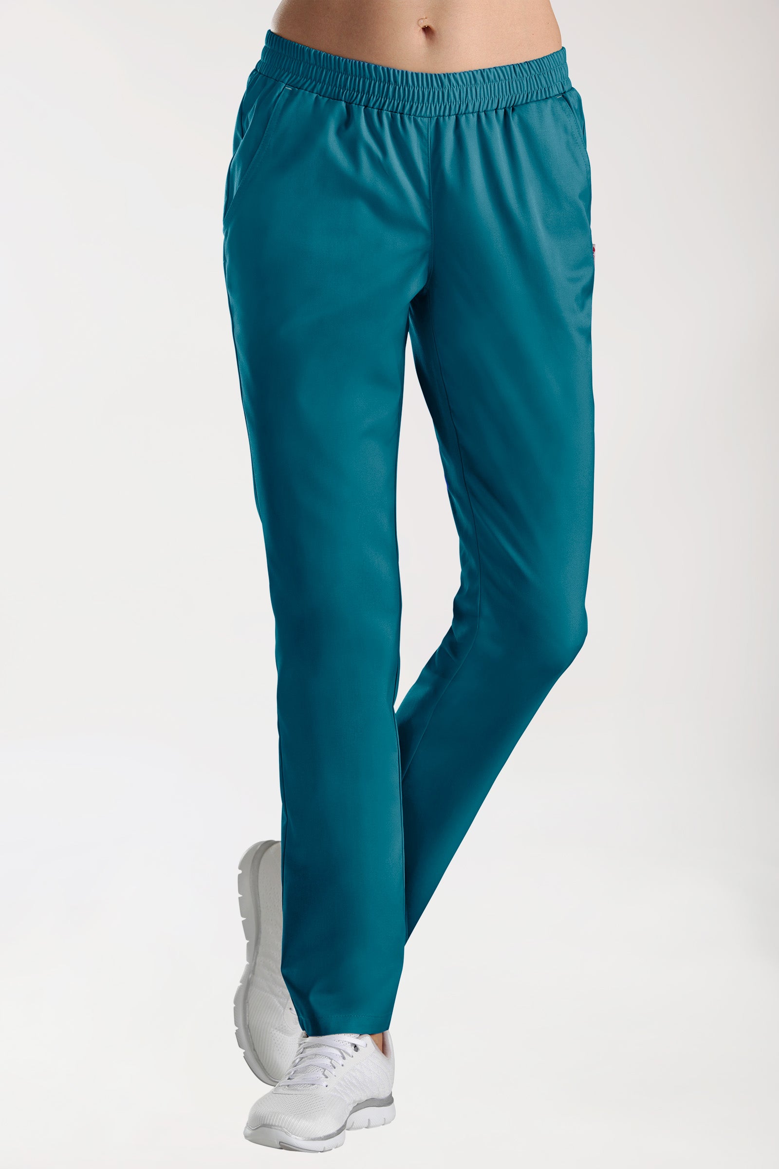 CORE broek dames - licht verlaagde boord petrol