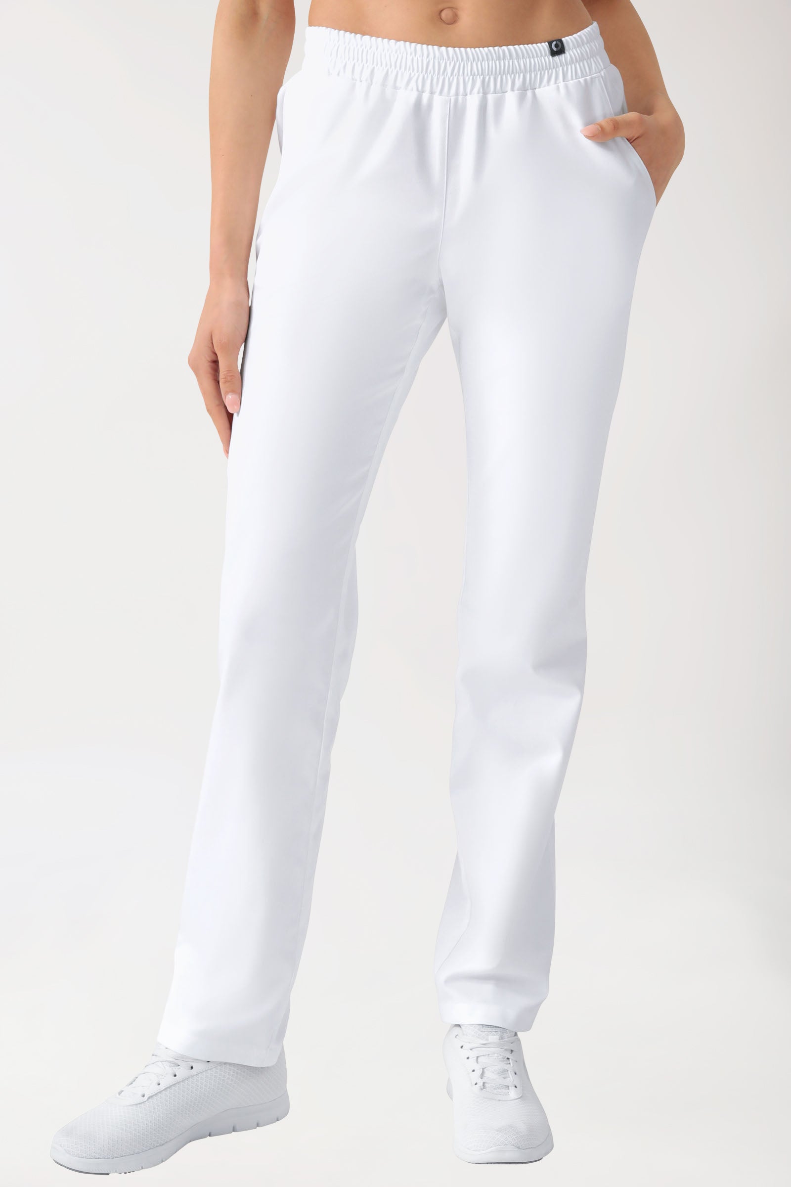 CORE broek dames - licht verlaagde boord wit