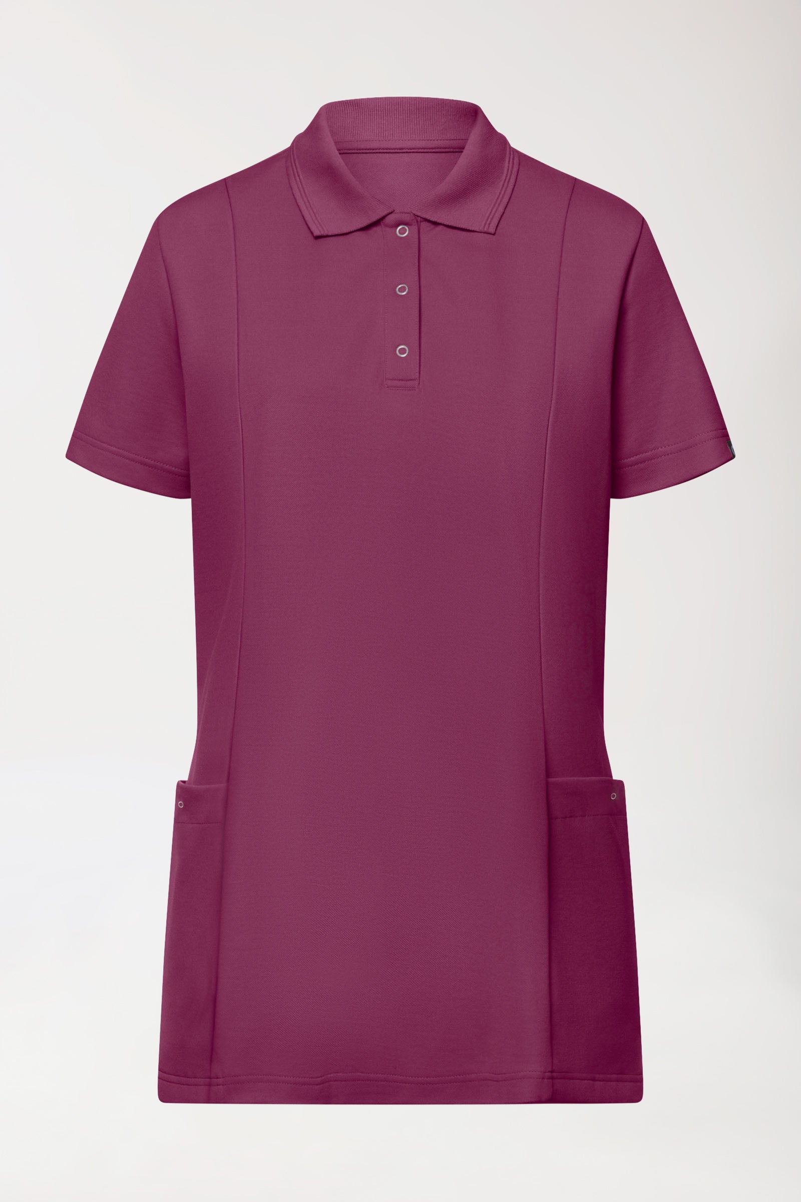 COMFY FLEX Stretch oversteektuniek dames - polokraag berry