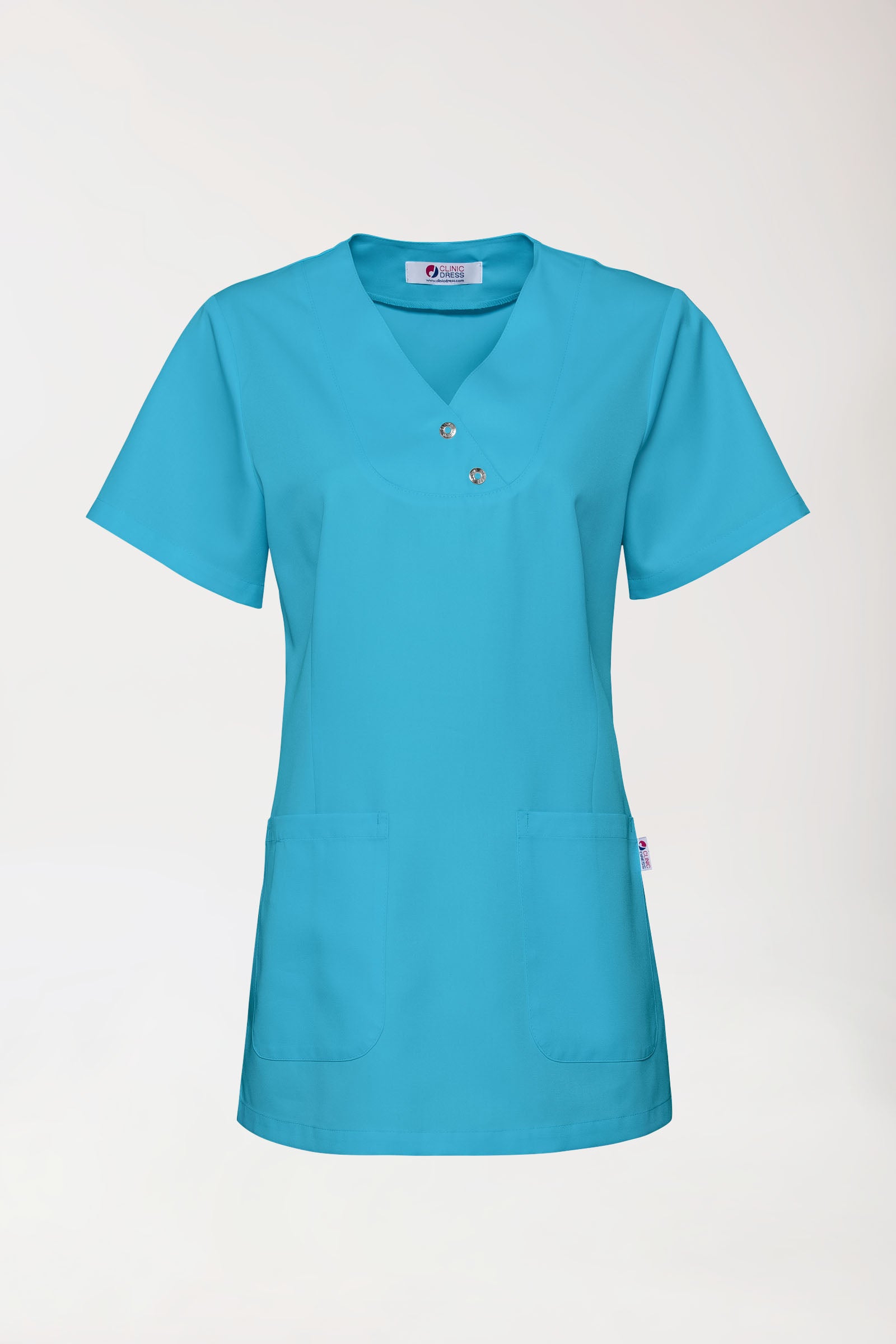 GREEN oversteektuniek dames - drukknopen dark turquoise