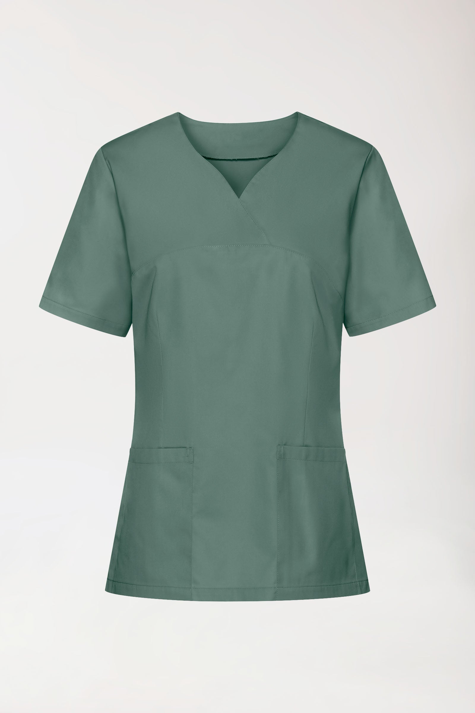 CORE oversteektuniek dames - hartvormige hals donkergroen