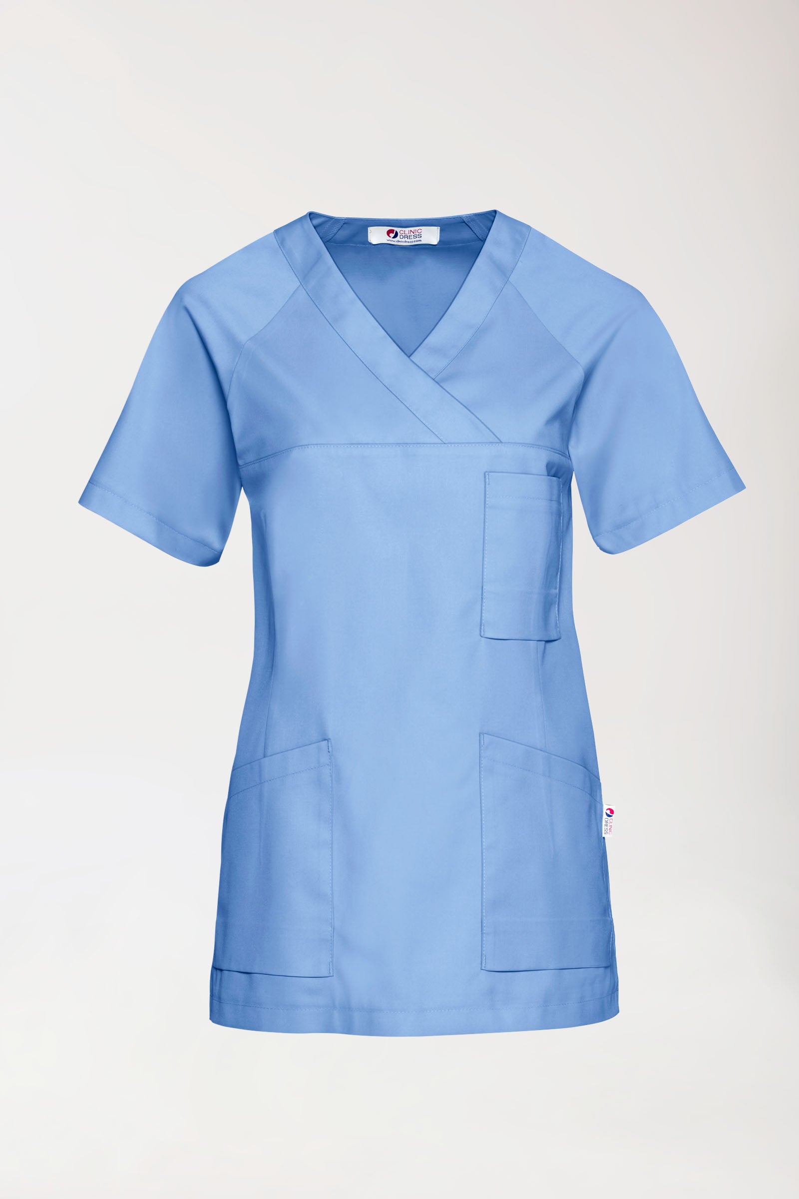 CORE oversteektuniek dames - V-hals hemelsblauw