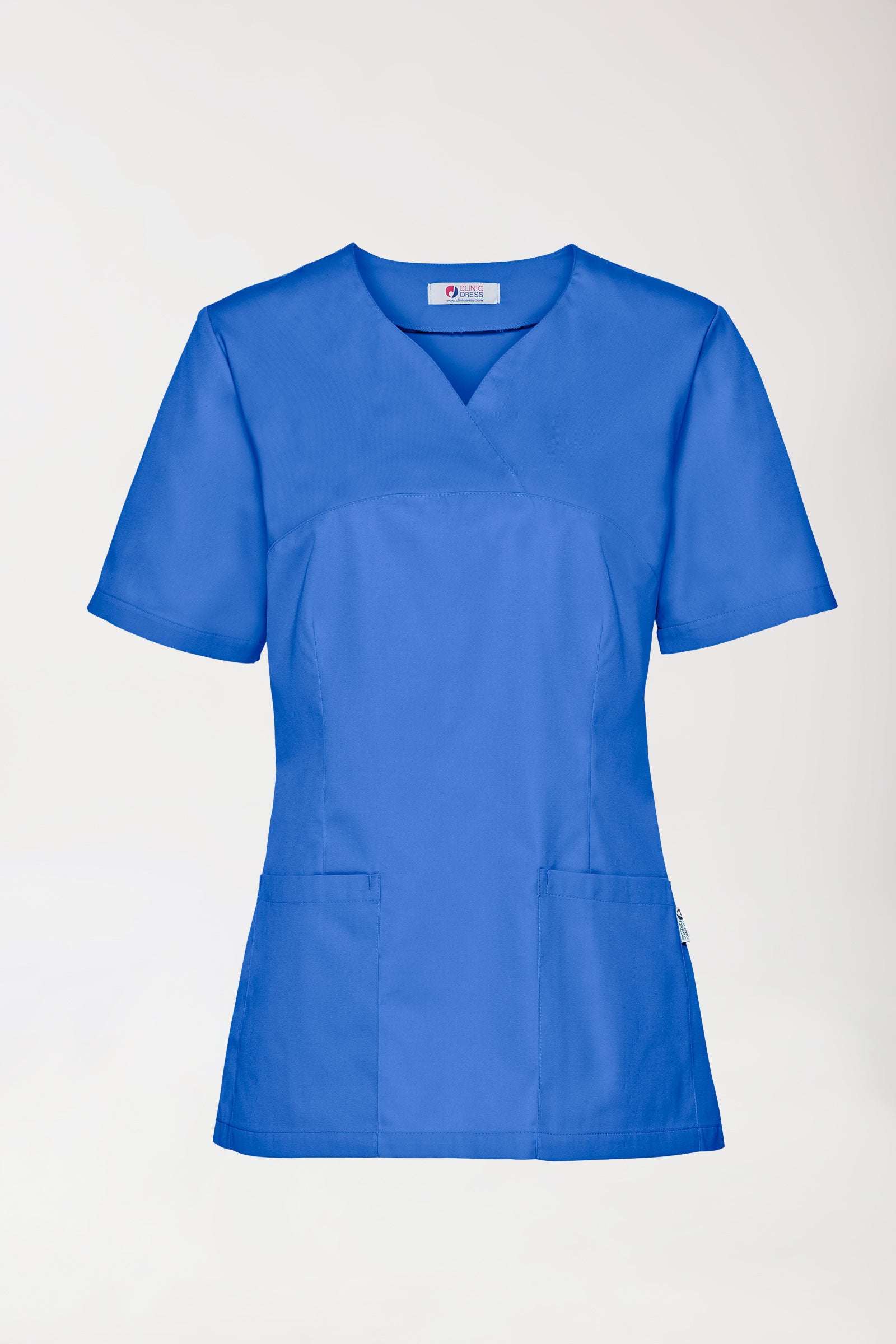 CORE oversteektuniek dames - hartvormige hals koningsblauw