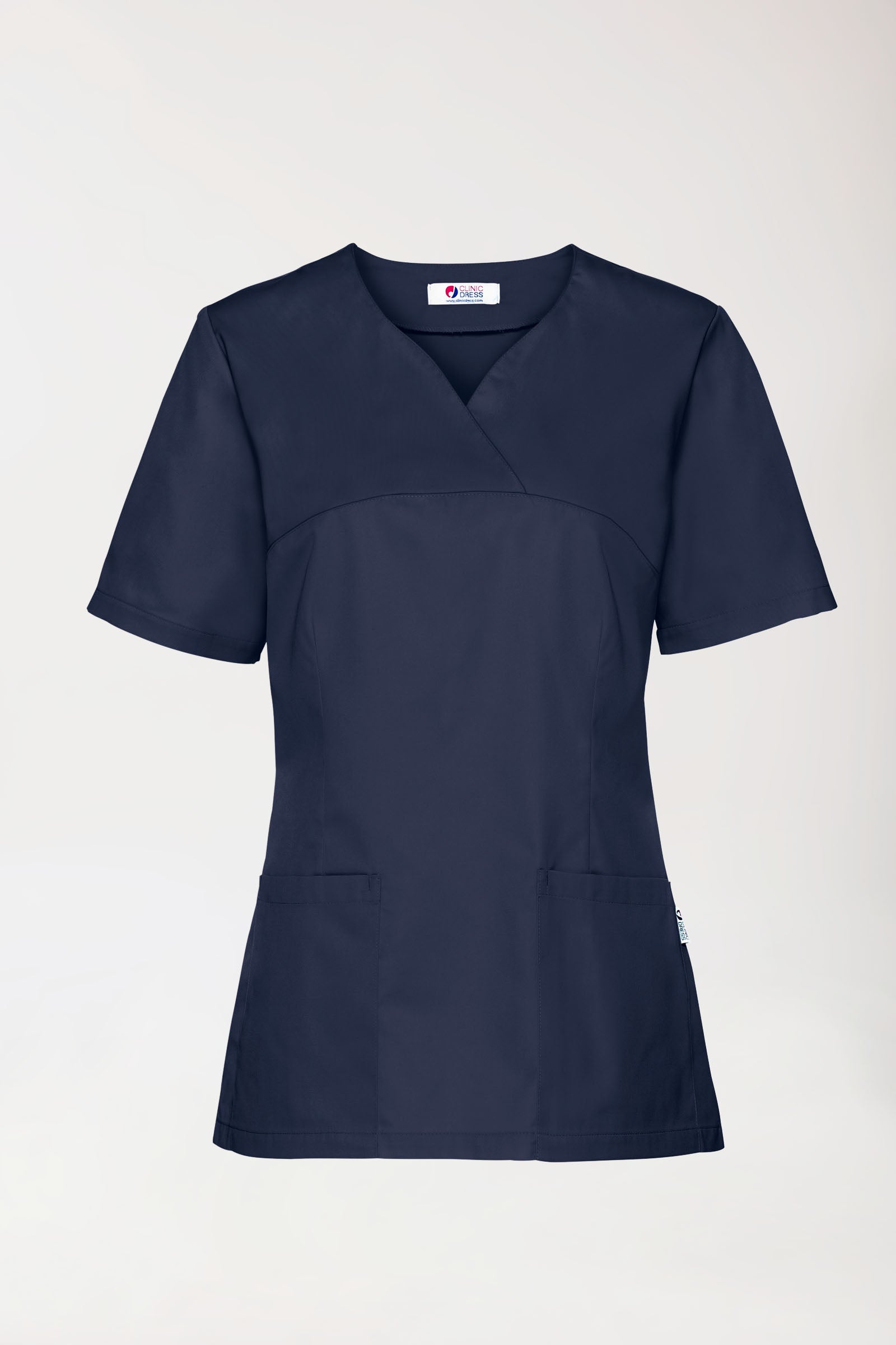 CORE oversteektuniek dames - hartvormige hals navy