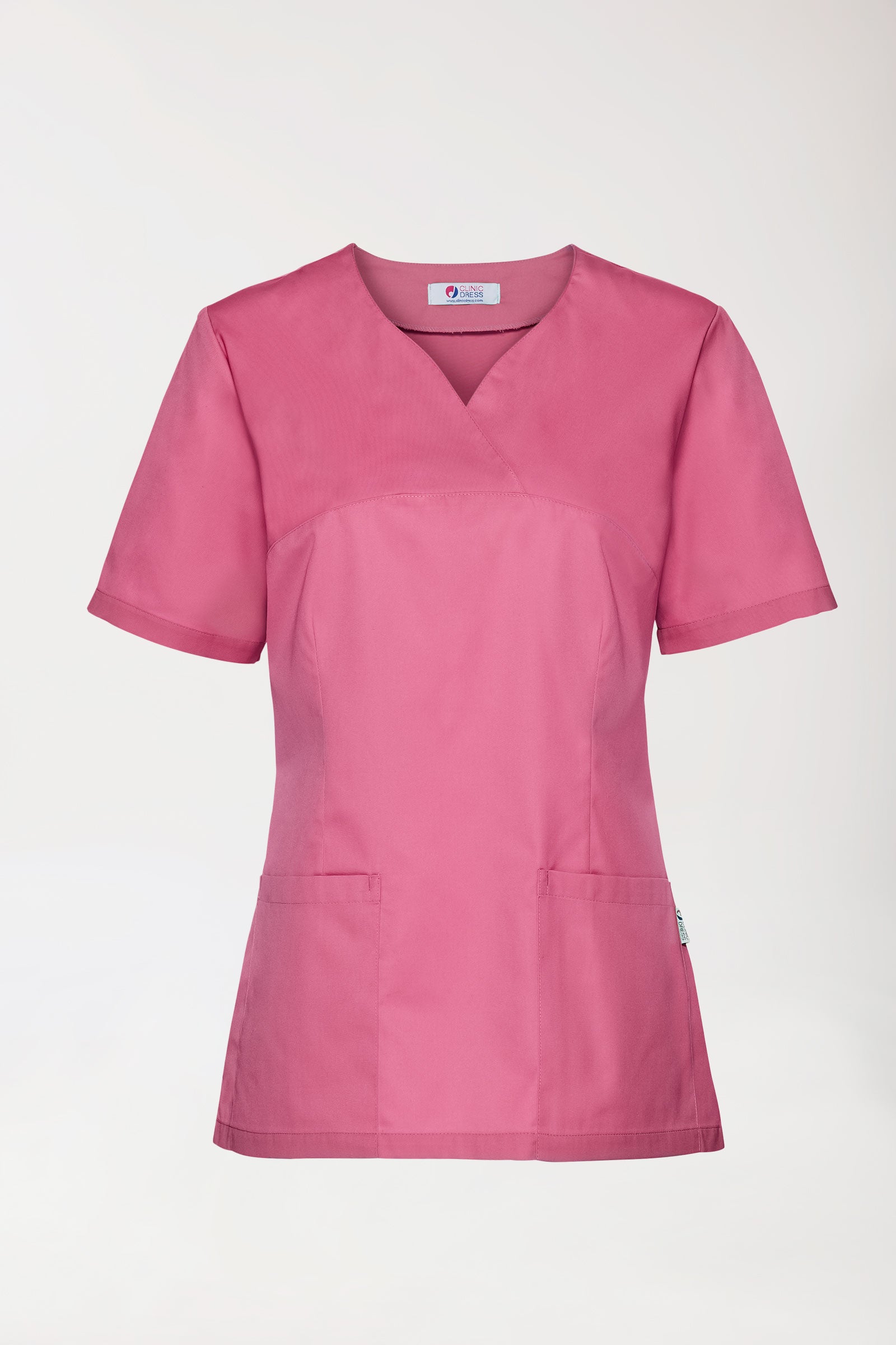 CORE oversteektuniek dames - hartvormige hals oudrose