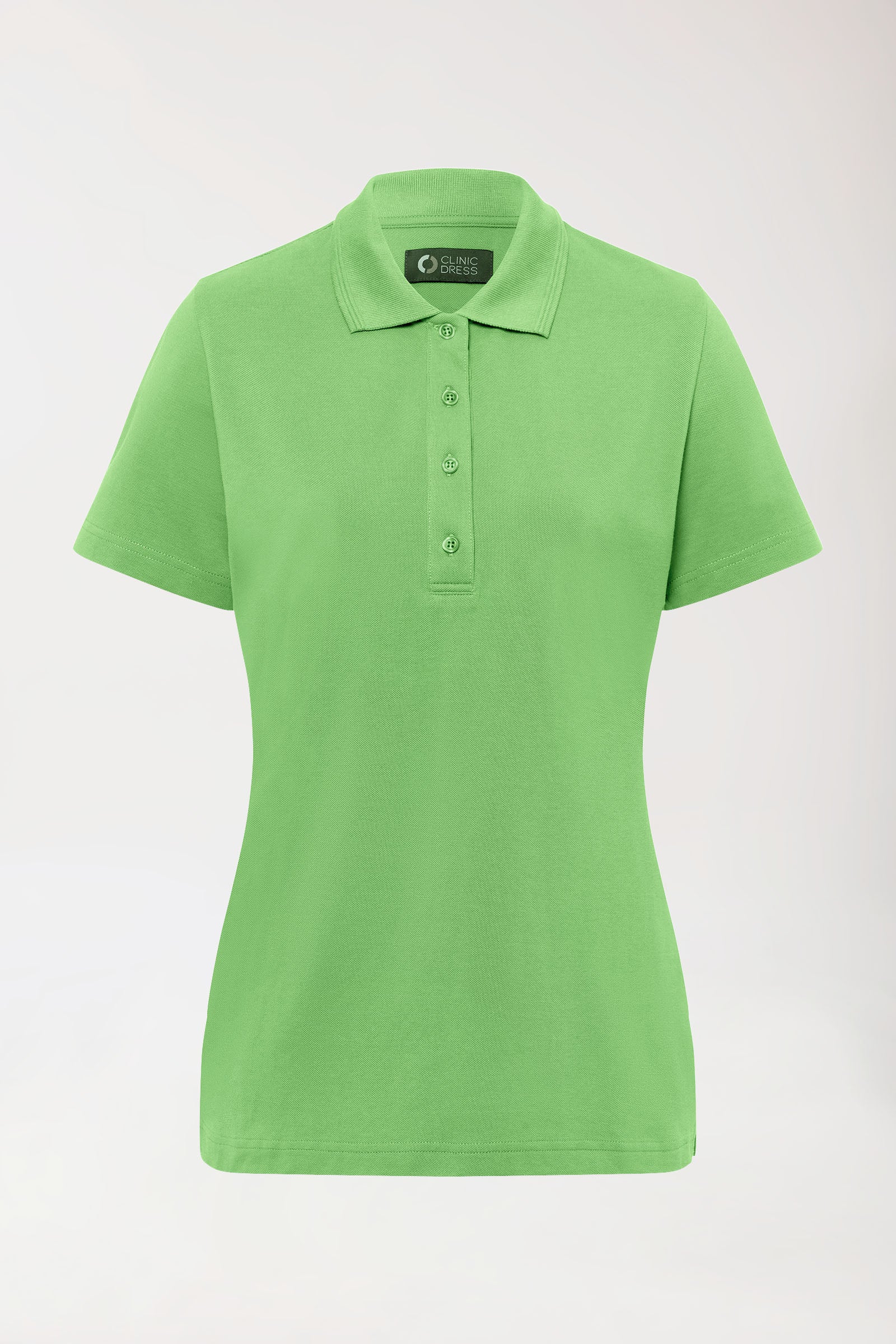 COMFY FLEX stretch shirt dames - polokraag appelgroen