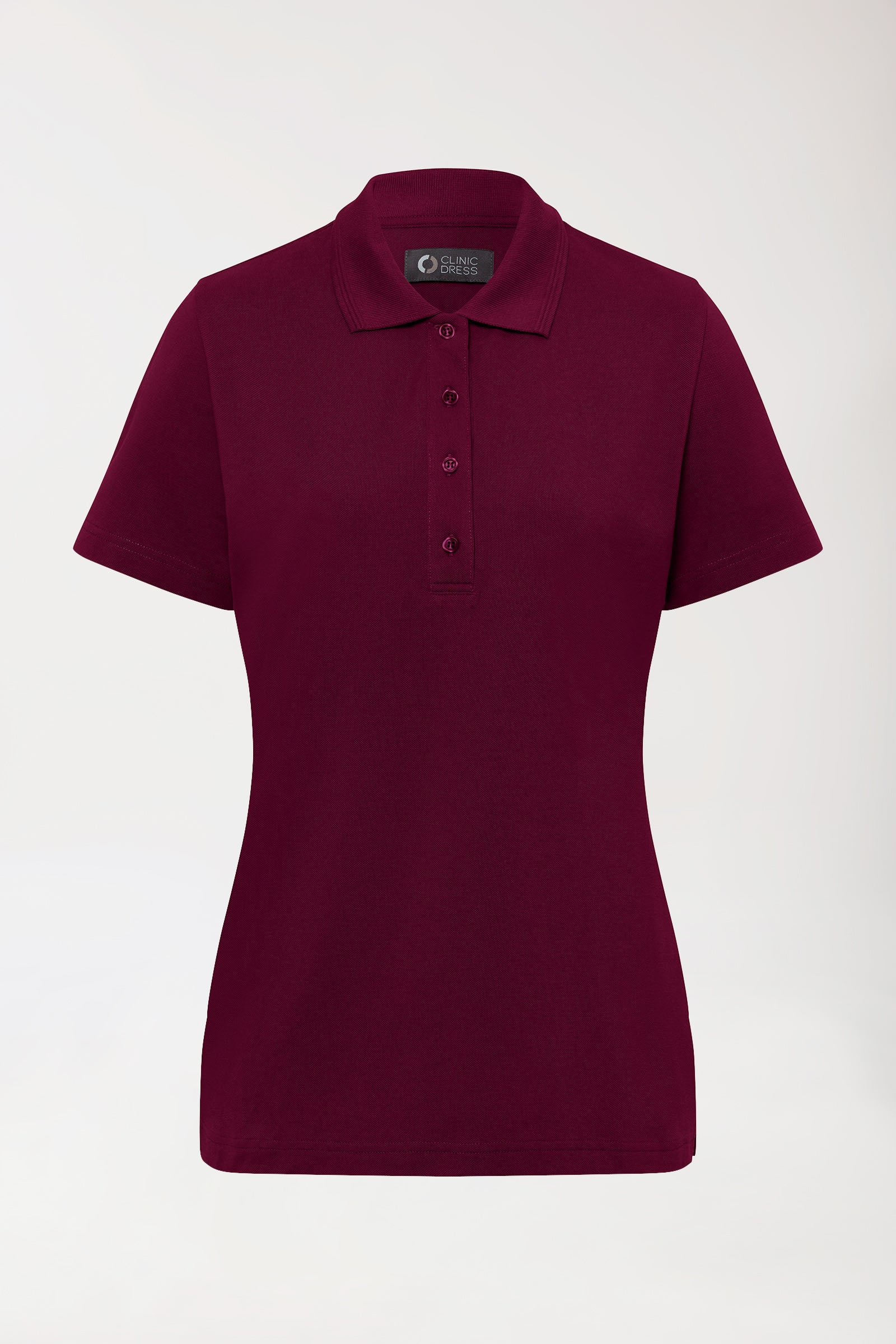 COMFY FLEX stretch shirt dames - polokraag bordeaux
