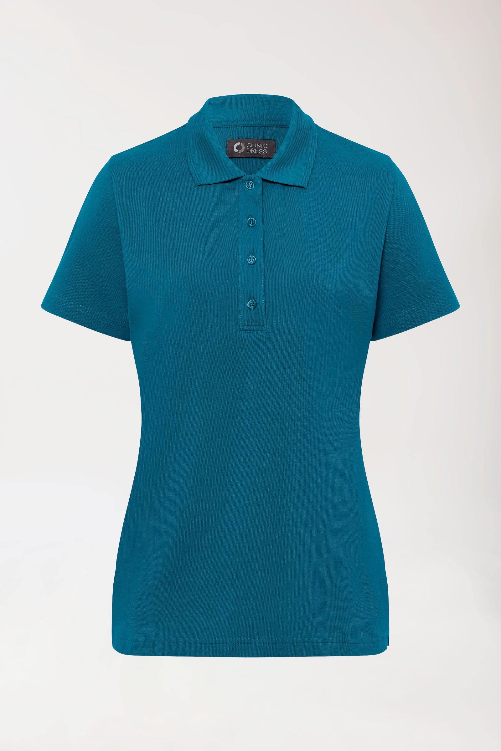 COMFY FLEX stretch shirt dames - polokraag petrol