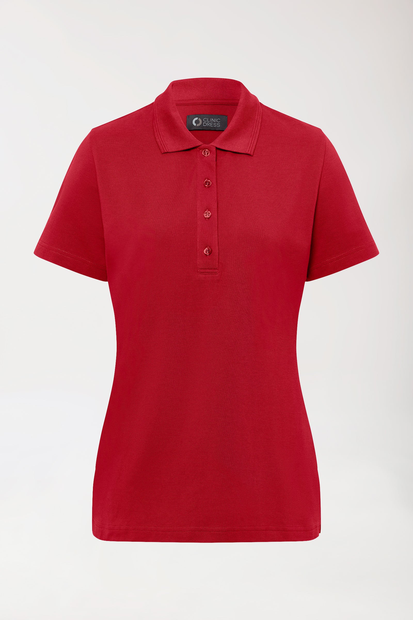 COMFY FLEX stretch shirt dames - polokraag rood