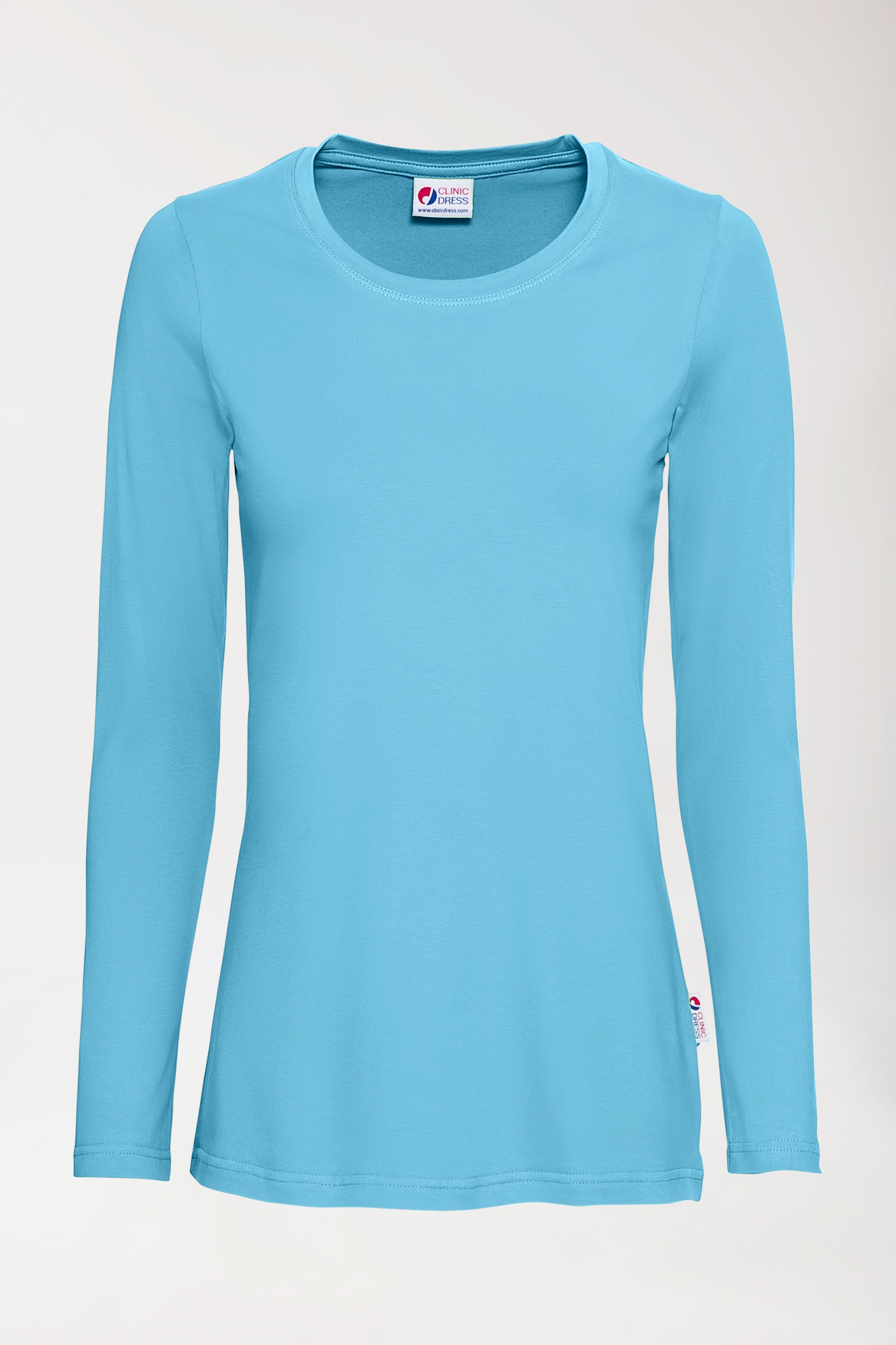 CORE shirt dames - 1/1 arm turquoise