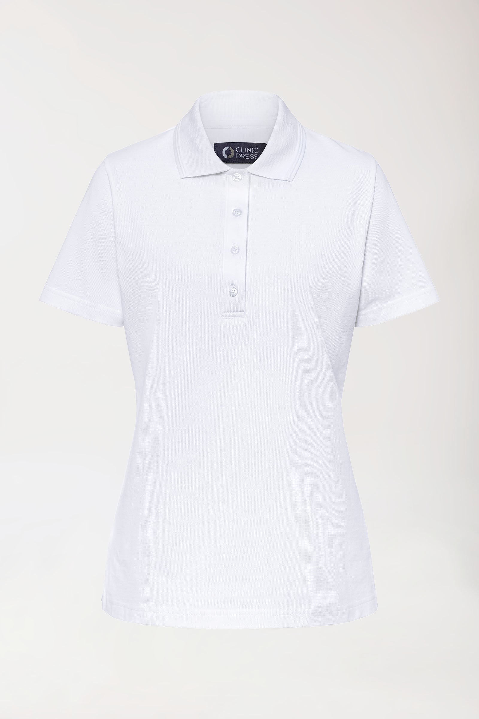 COMFY FLEX stretch shirt dames - polokraag wit