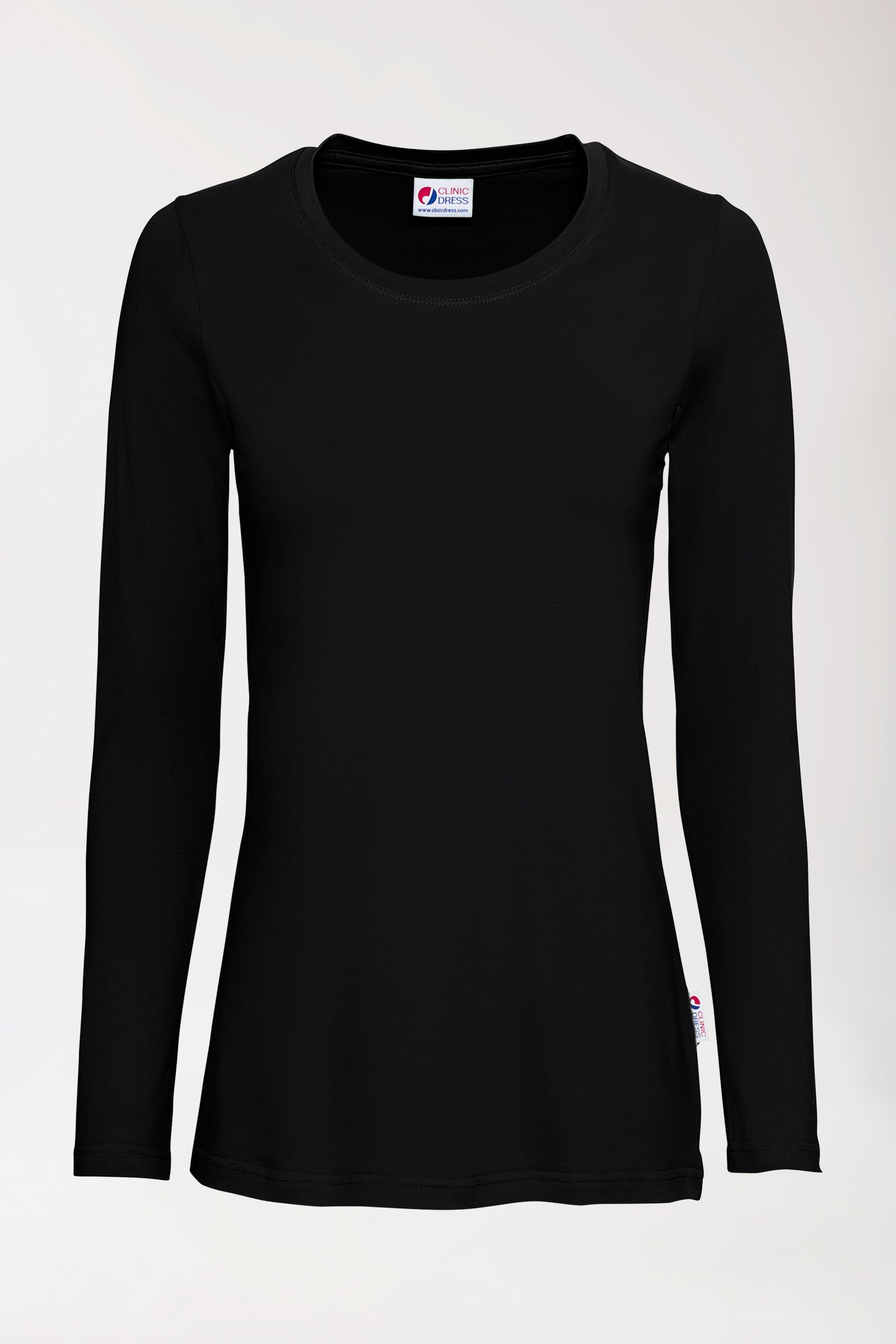 CORE shirt dames - 1/1 arm zwart, Voorzijde view