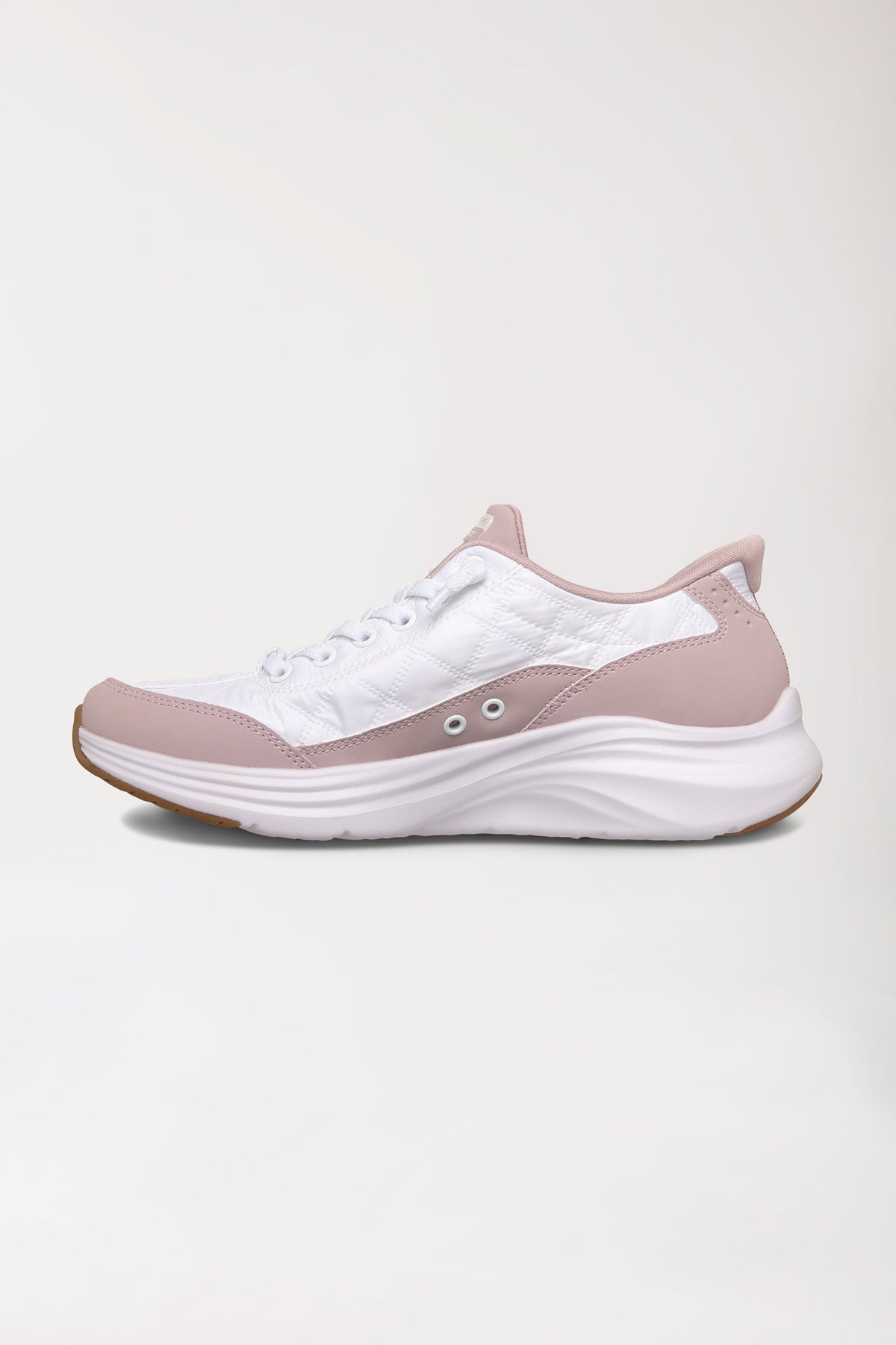 Dames sneaker-SKECHERS Slip-ins-wit/rosé
