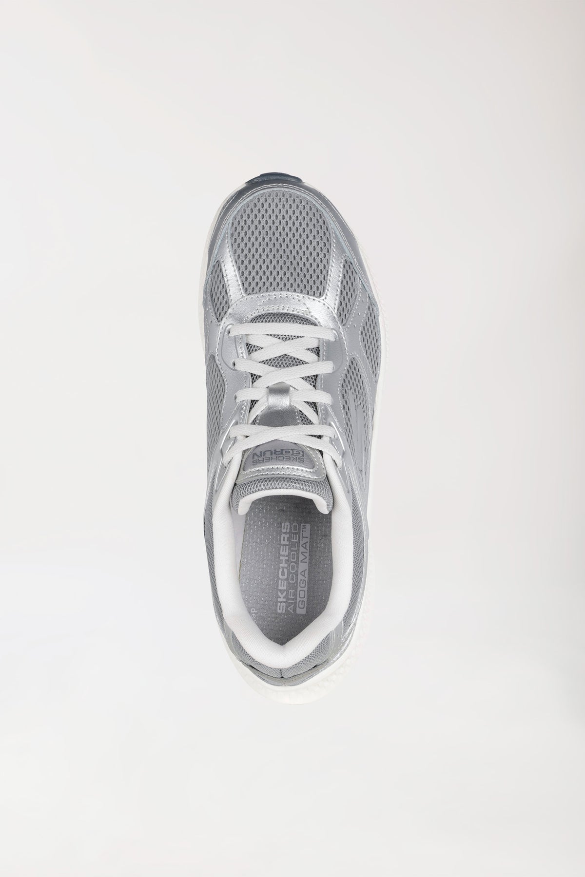 Dames sneaker-SKECHERS-zilver/wit
