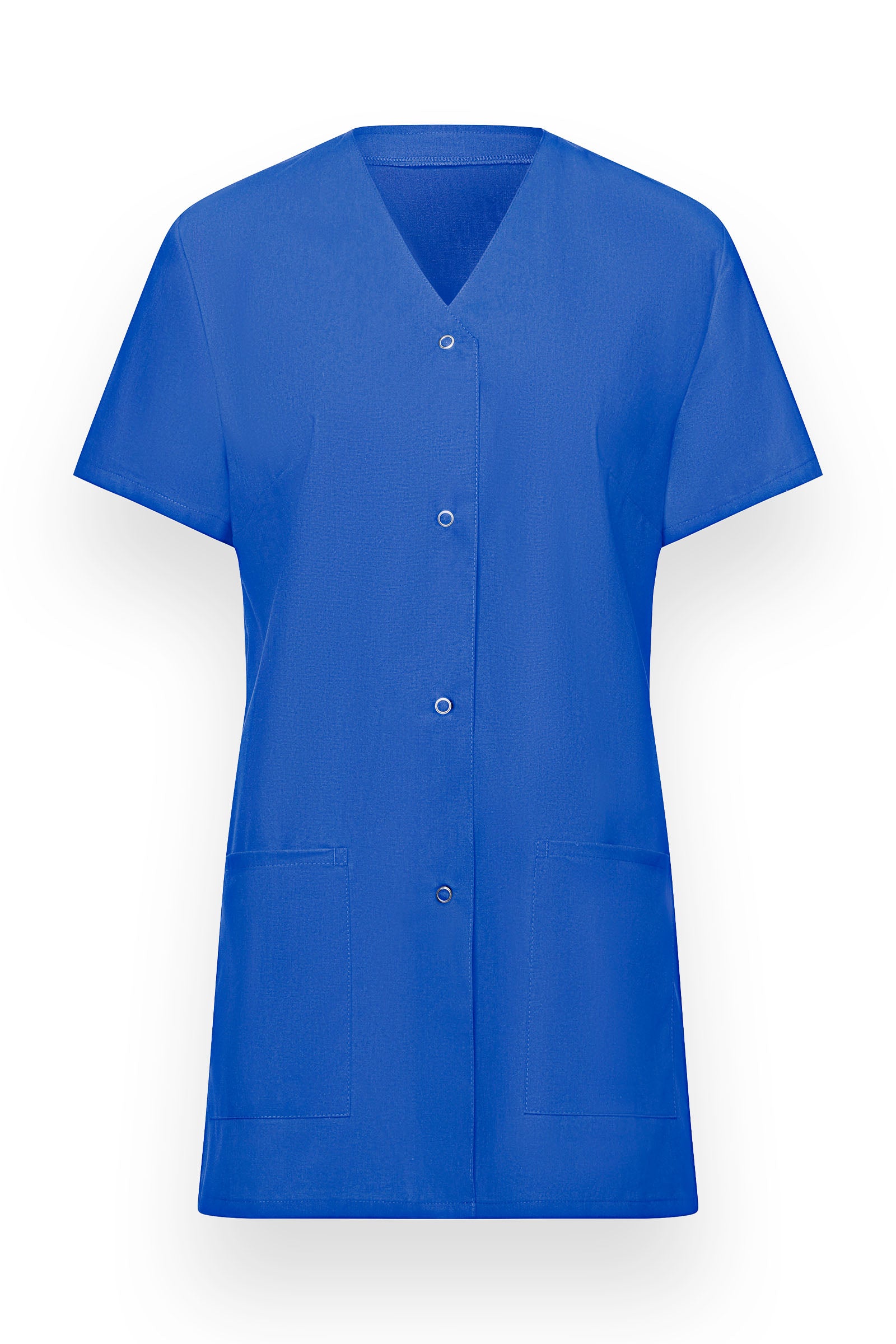 Tuniek dames - met knoopsluiting koningsblauw