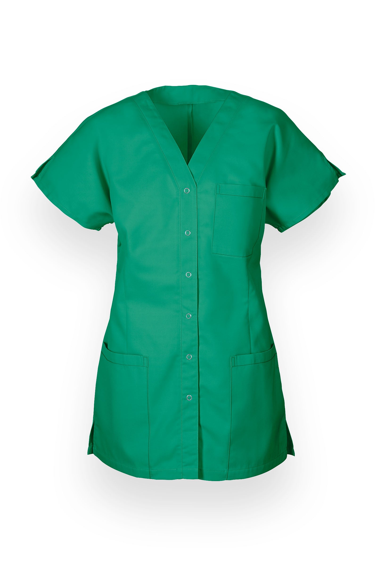 Tuniektuniek dames - doorknoopsluiting Iers groen