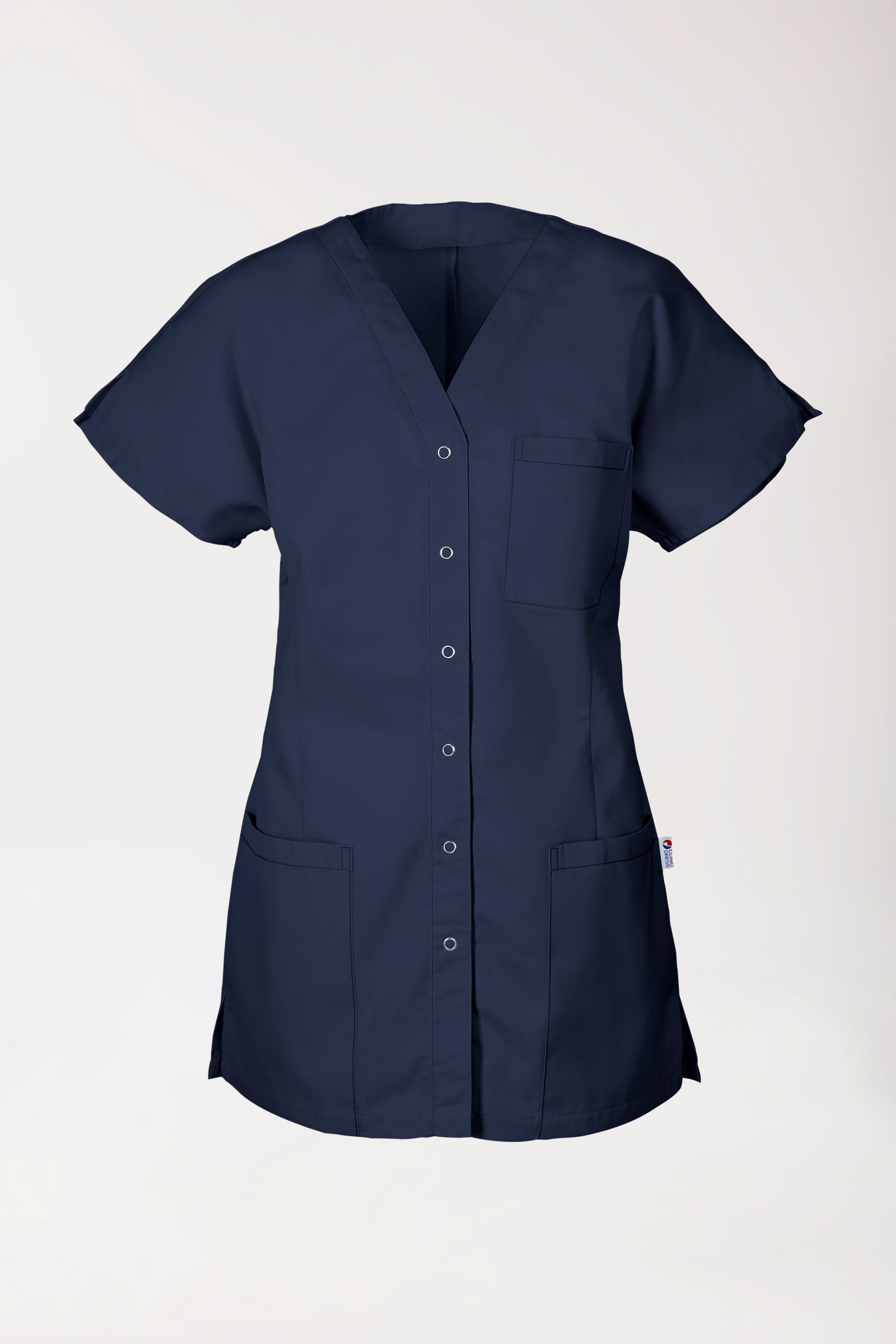 JUST STRONG tuniek dames - doorknoopsluiting navy