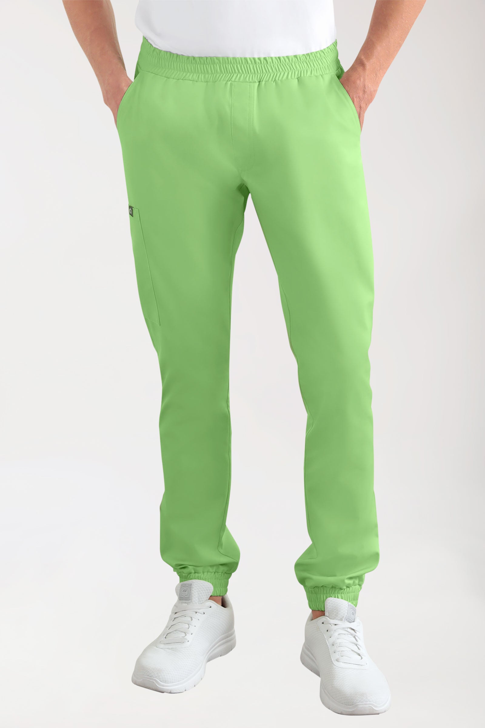 CORE cargo broek heren- joggingbroek style appelgroen