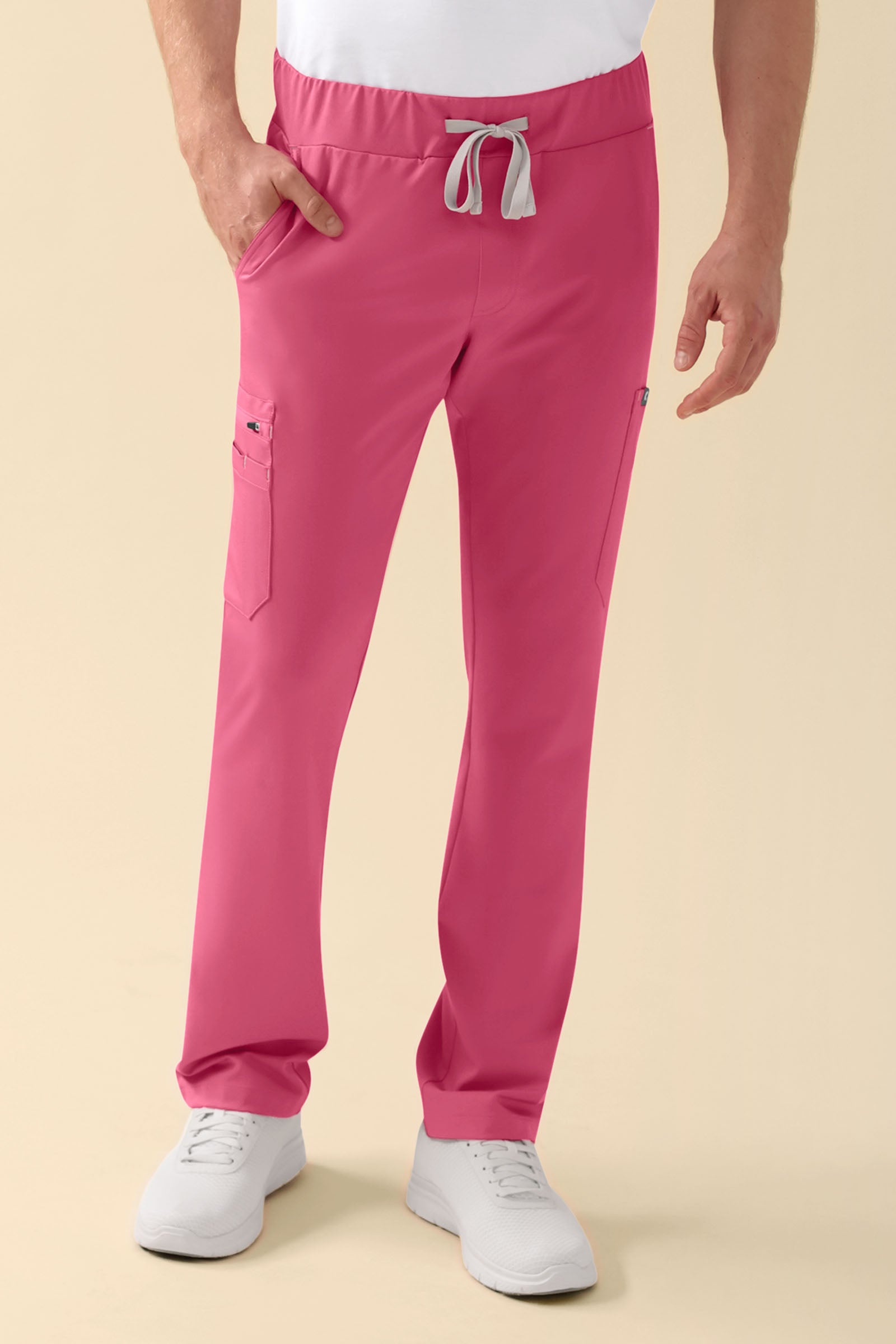 KAERE broek heren - met beenzak oud rose, Voorzijde view